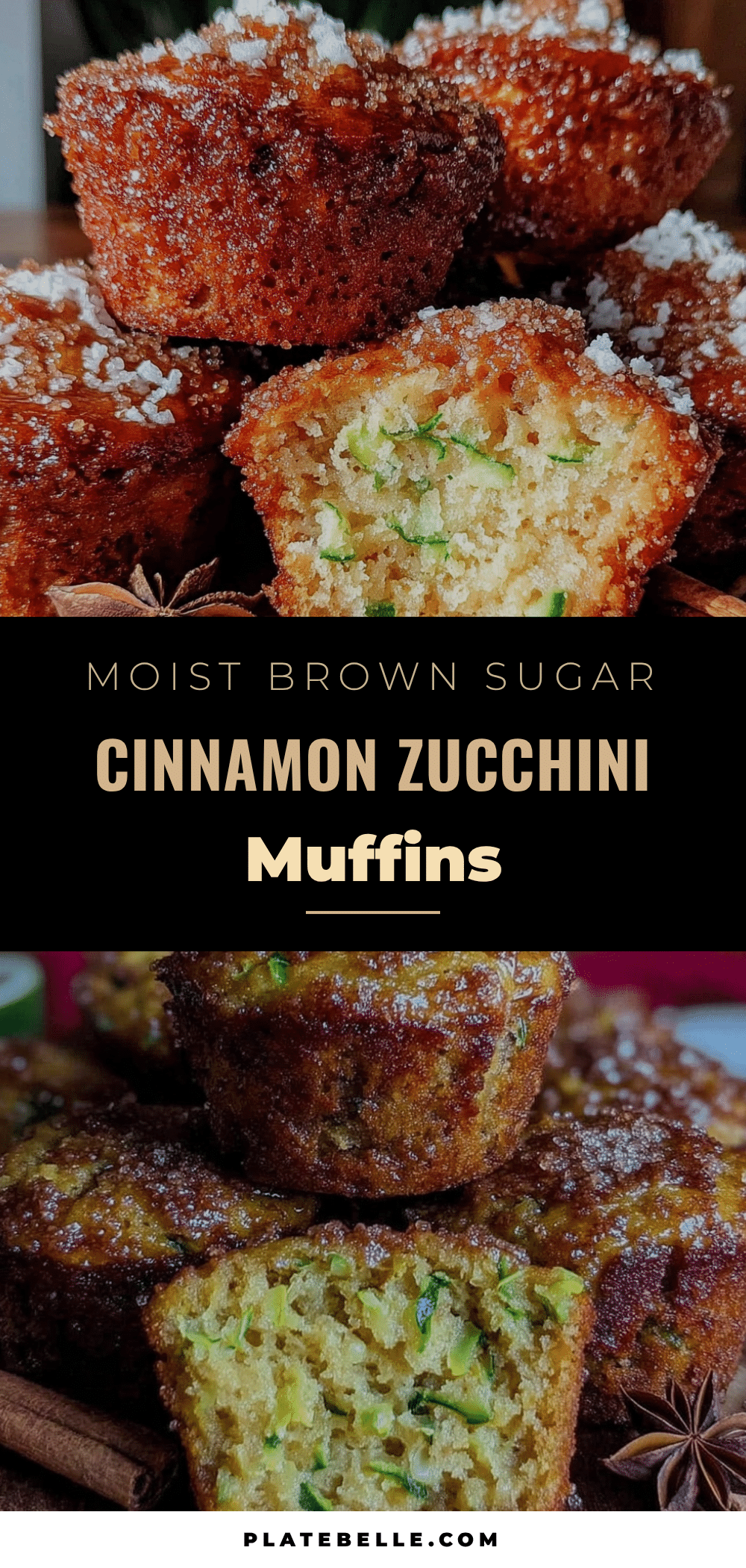 brown sugar cinnamon zucchini muffins recipe
