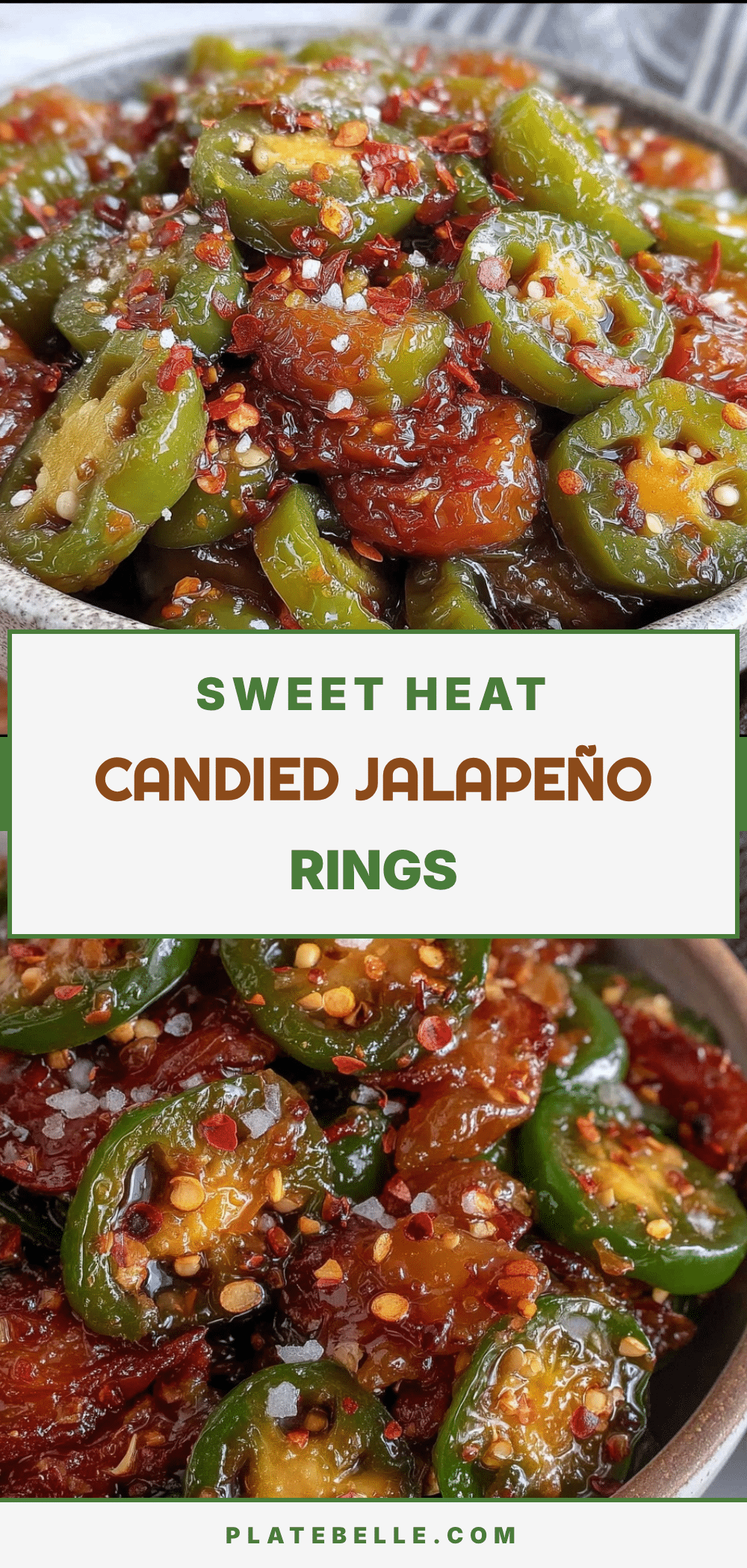 candied jalapeño pepper rings recipe