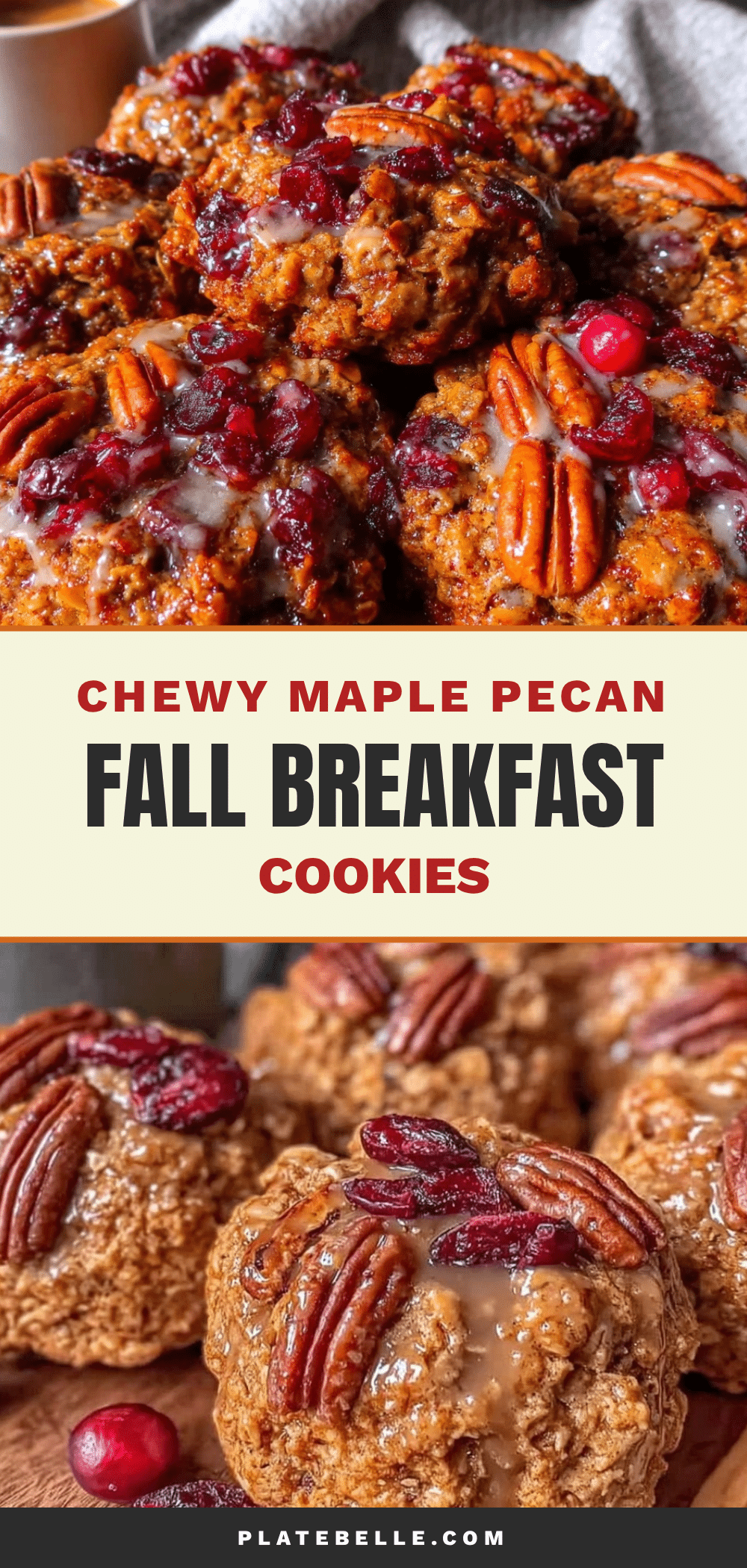 chewy maple pecan breakfast cookies recipe