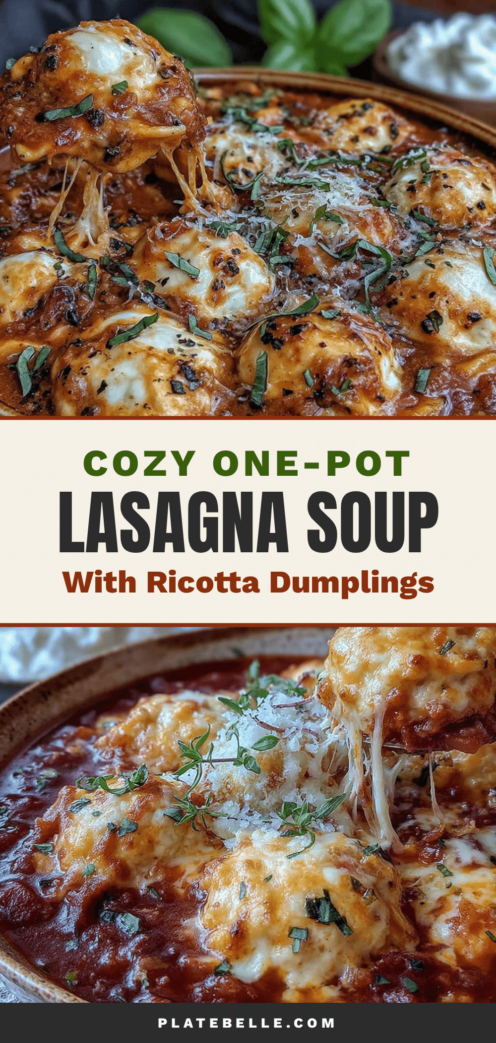 cozy lasagna soup recipe