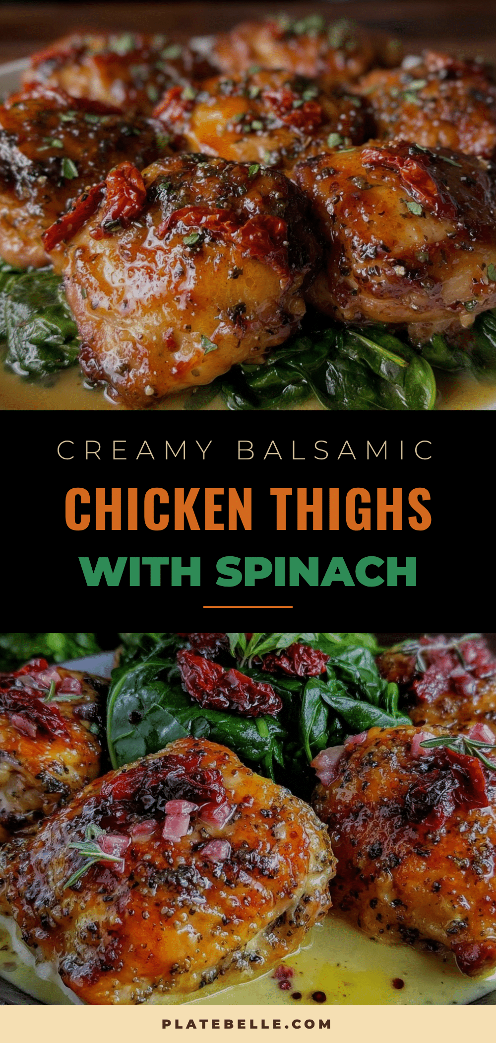 creamy balsamic chicken thighs recipe