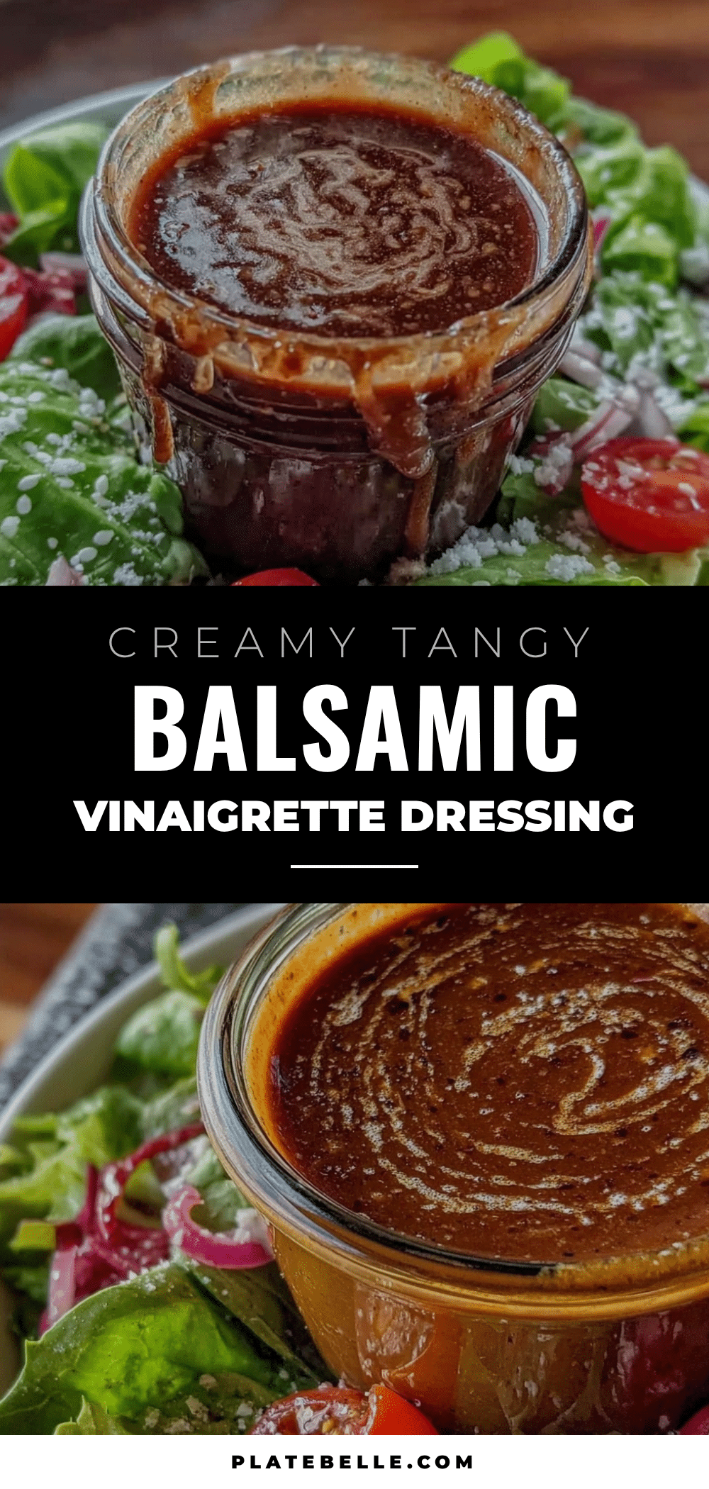creamy balsamic vinaigrette salad dressing recipe