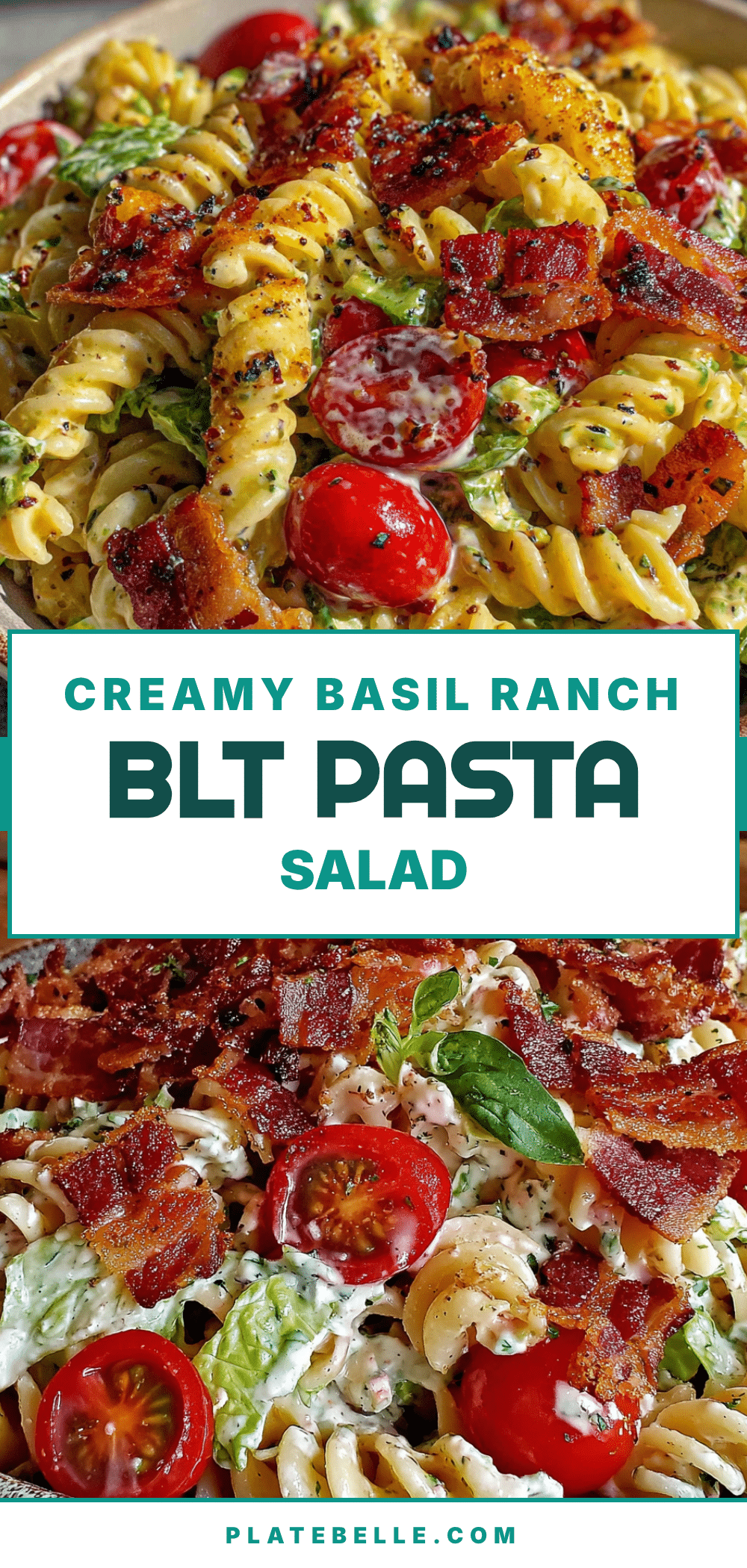 creamy BLT pasta salad recipe