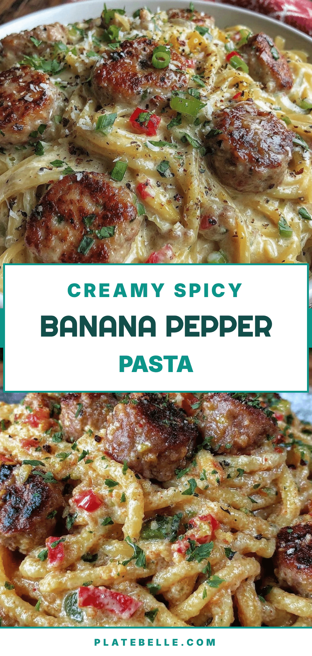 creamy spicy banana pepper pasta recipe