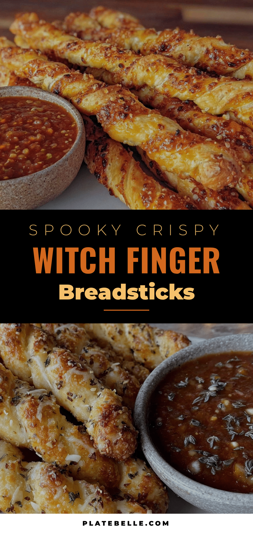 crispy witch finger breadsticks recipe