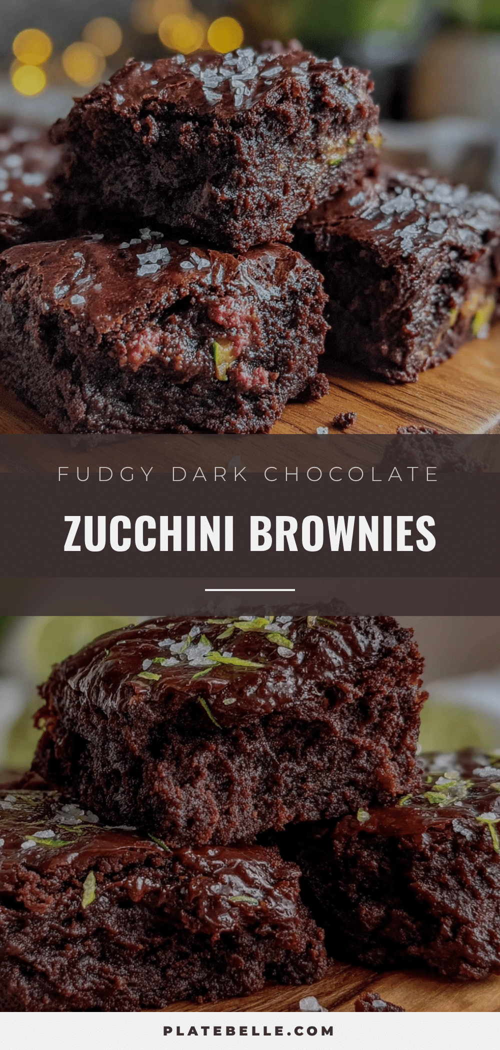 dark chocolate zucchini brownies recipe