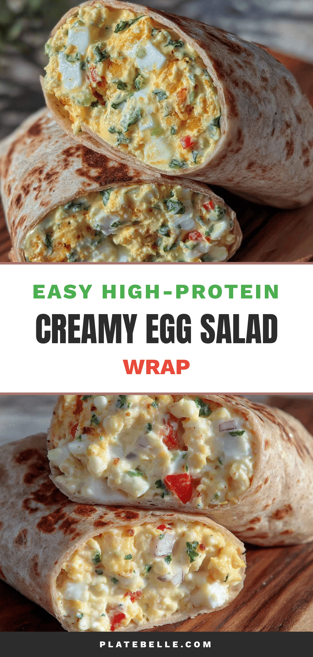 easy high-protein egg salad wrap recipe