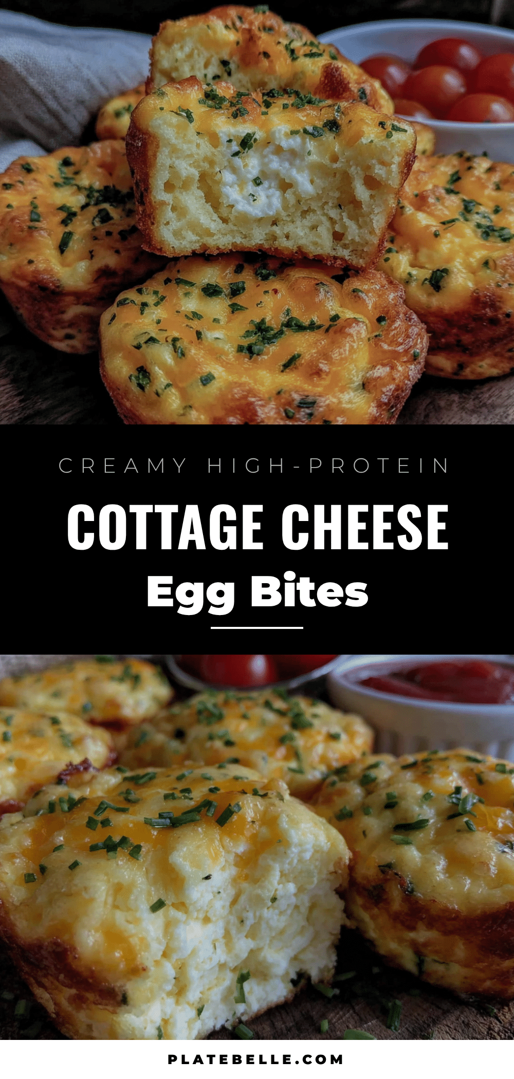healthy high-protein cottage cheese egg bites recipe