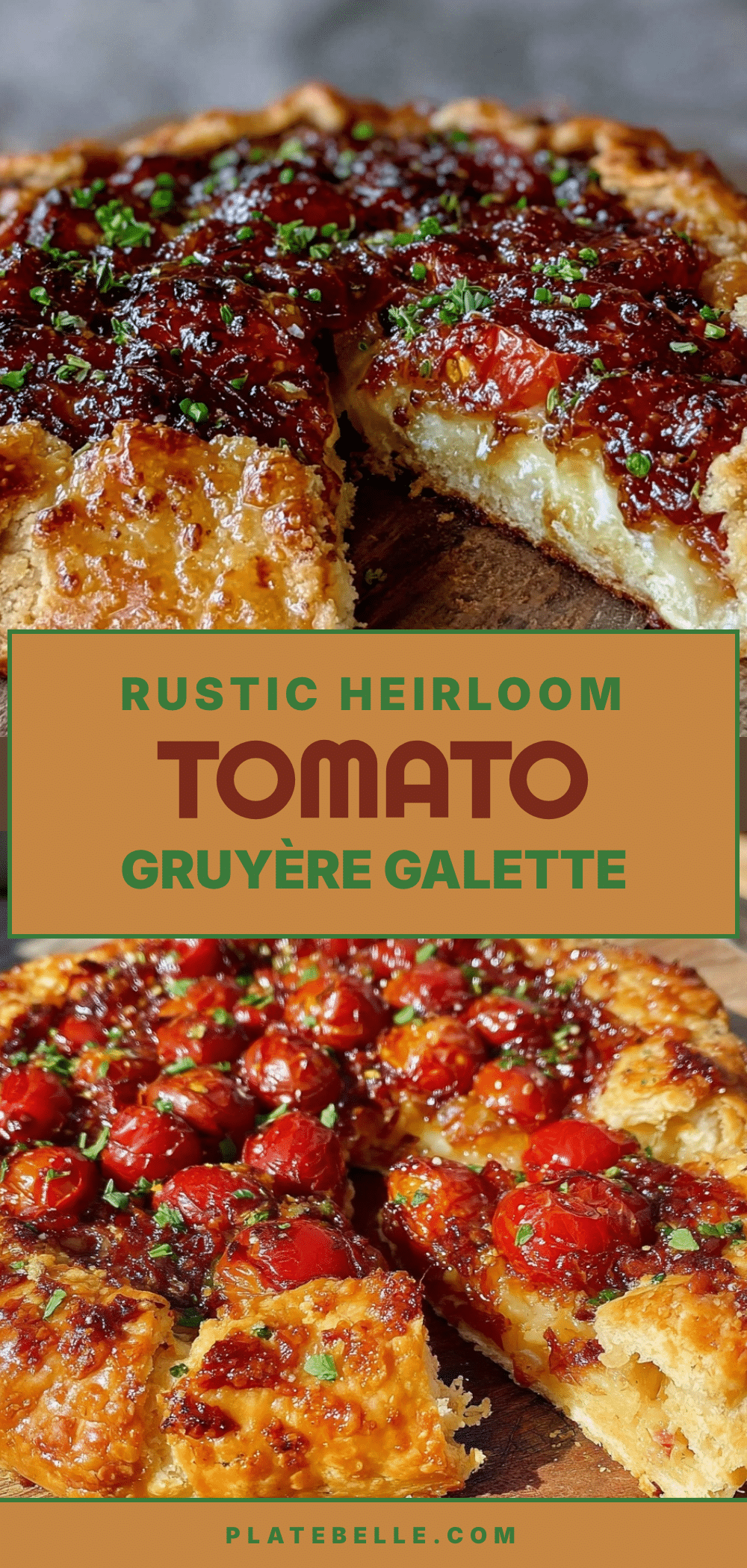 heirloom tomato and caramelized onion galette recipe