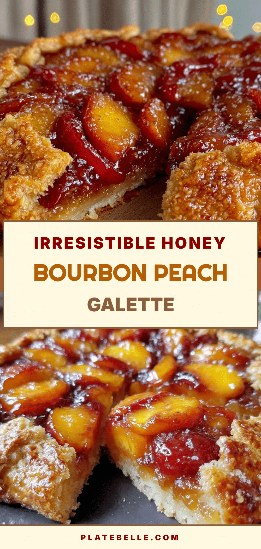 Honey Bourbon Peach Galette recipe
