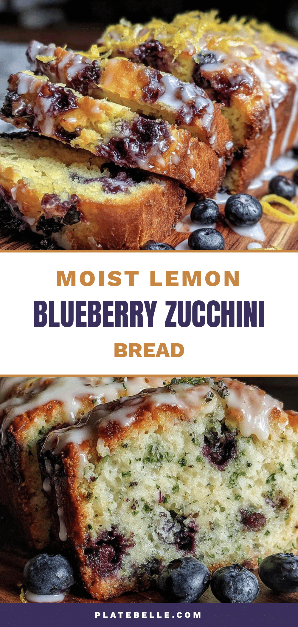 lemon blueberry zucchini bread recipe