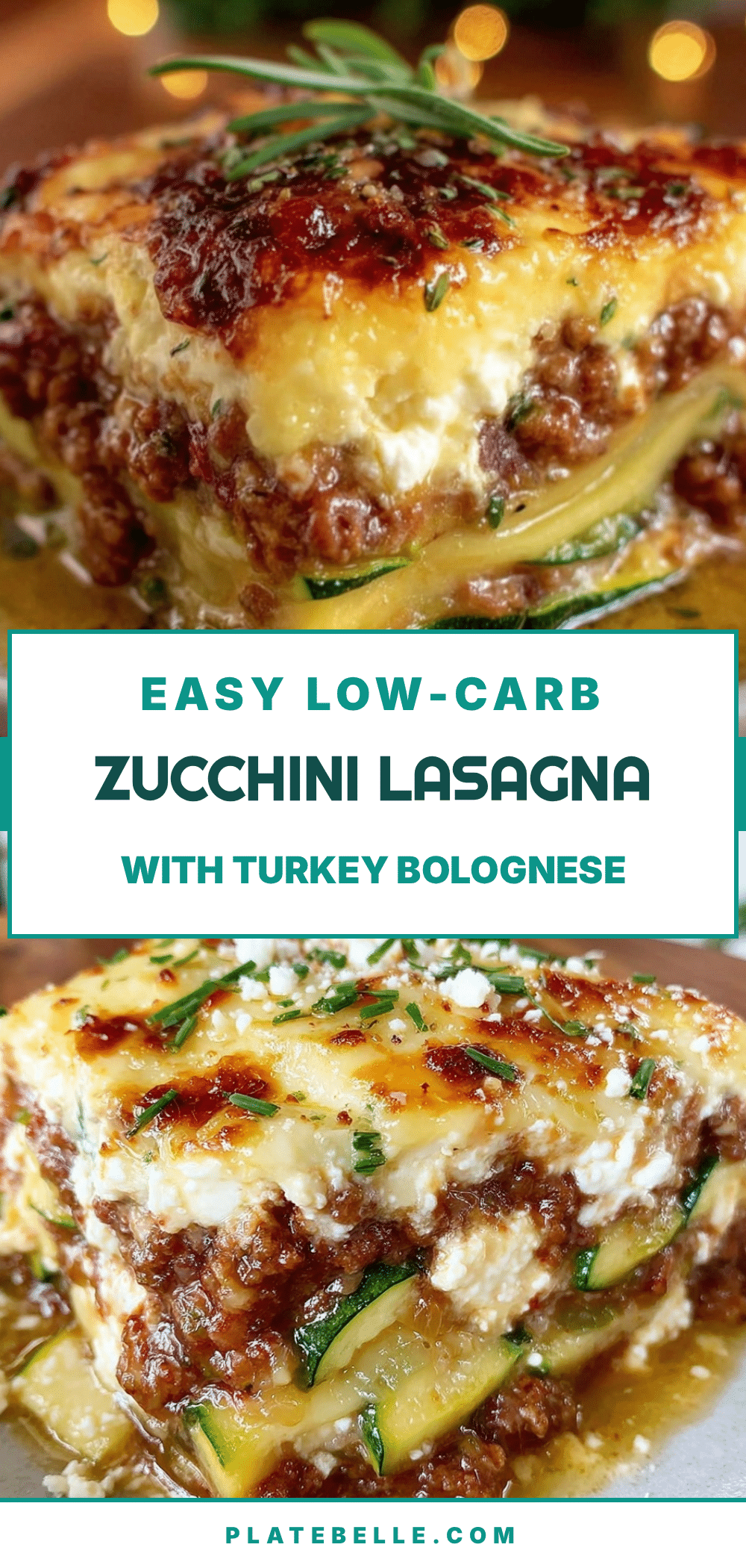 low carb zucchini lasagna recipe