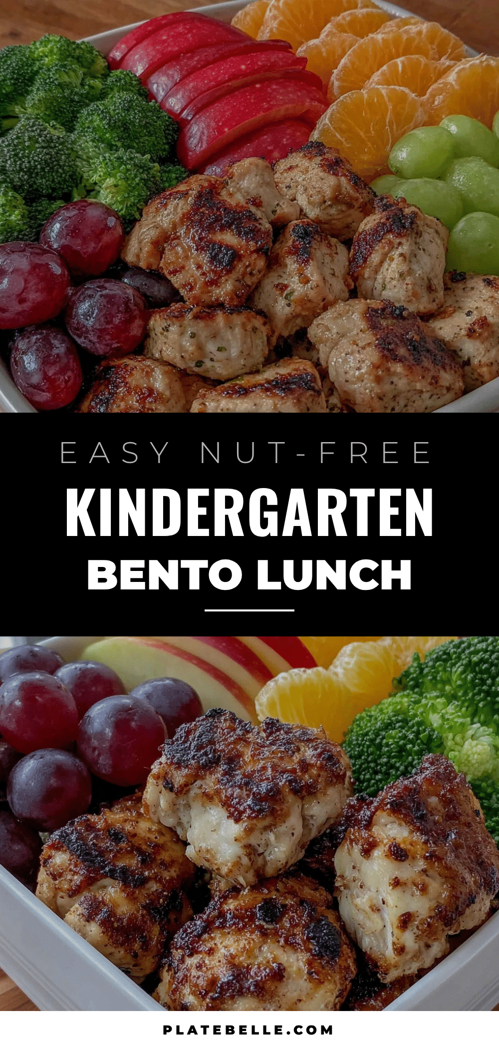 nut-free kindergarten bento box lunch recipe