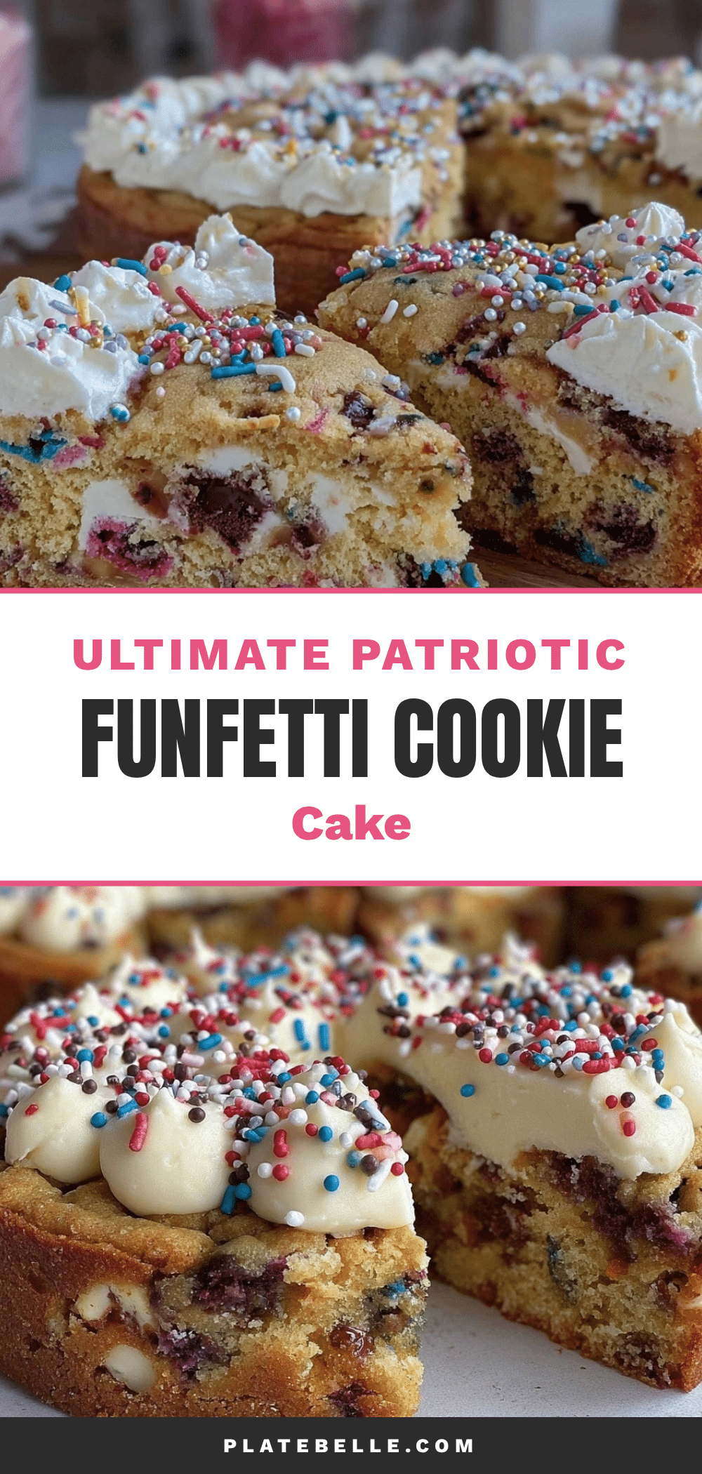 patriotic funfetti cookie cake recipe