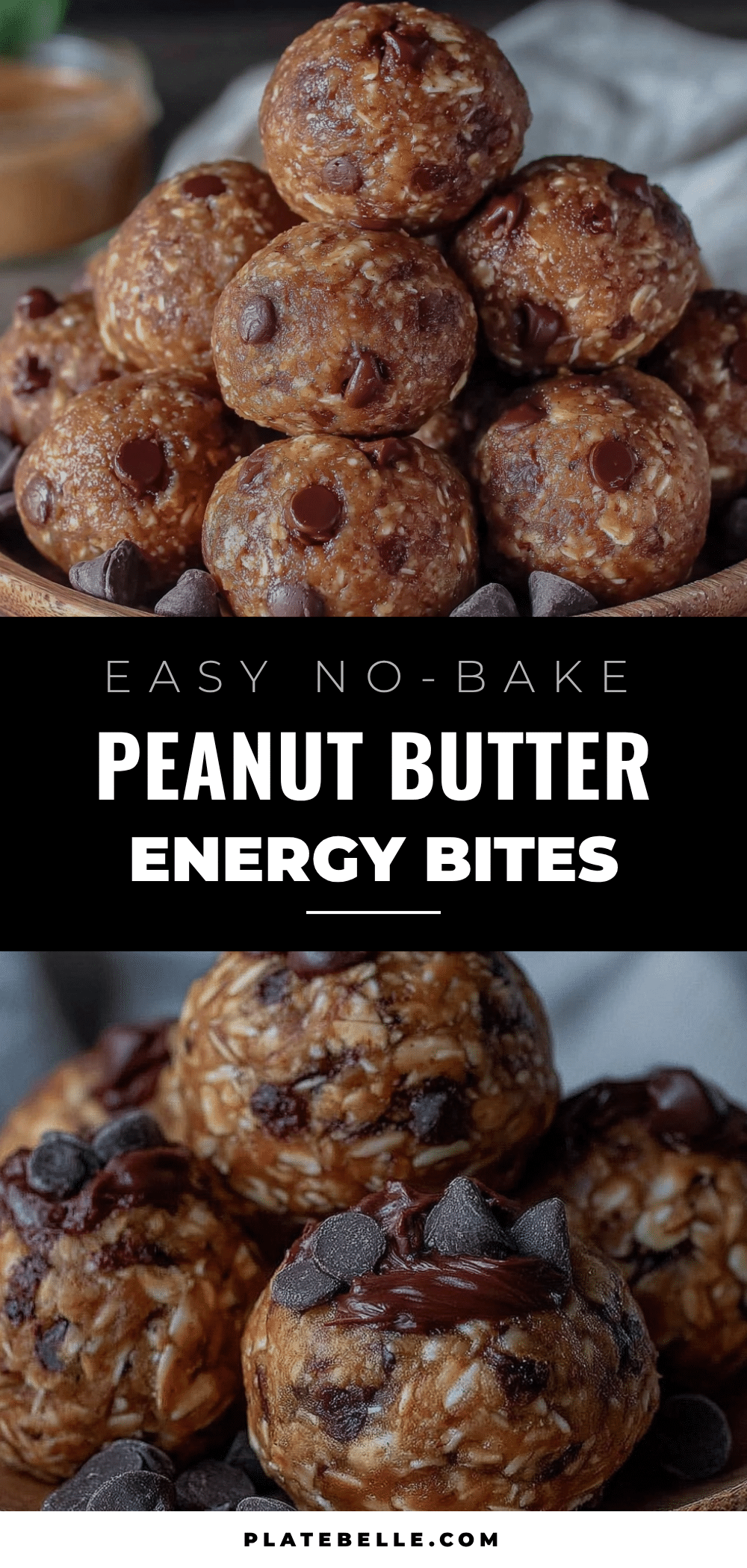 peanut butter chocolate chip energy bites recipe