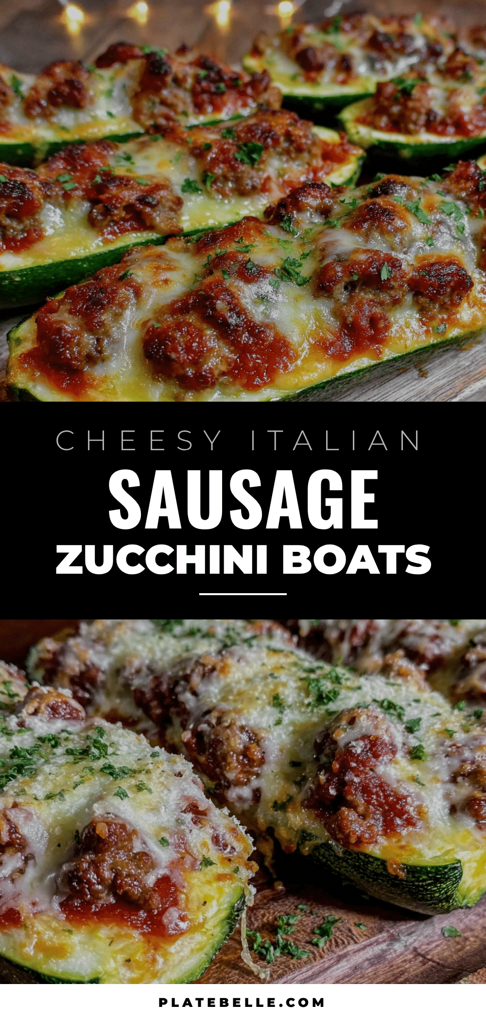 savory cheesy stuffed zucchini boats recipe