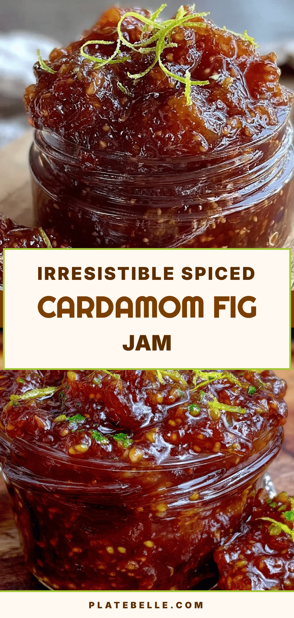 spiced cardamom fig jam recipe