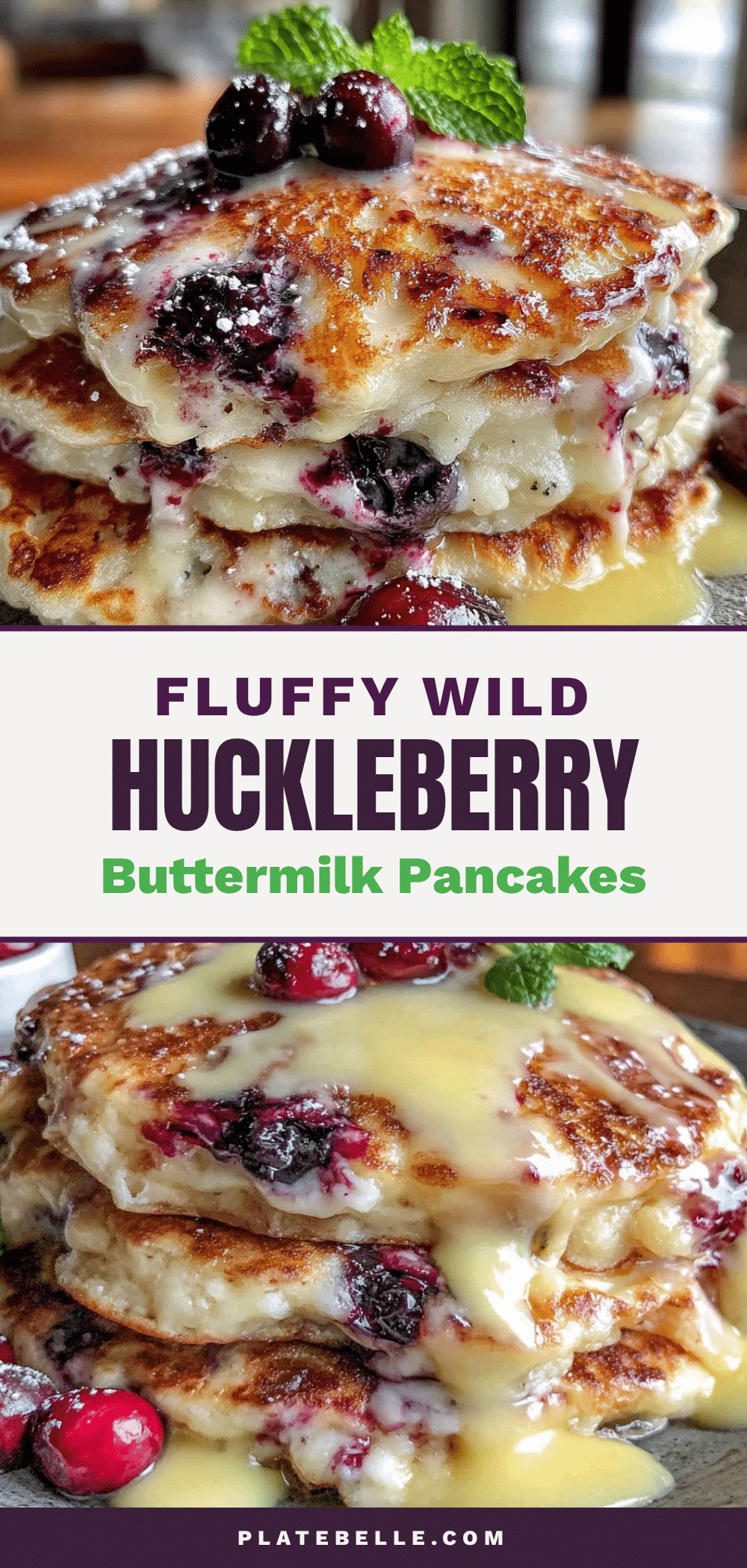 wild huckleberry buttermilk pancakes recipe