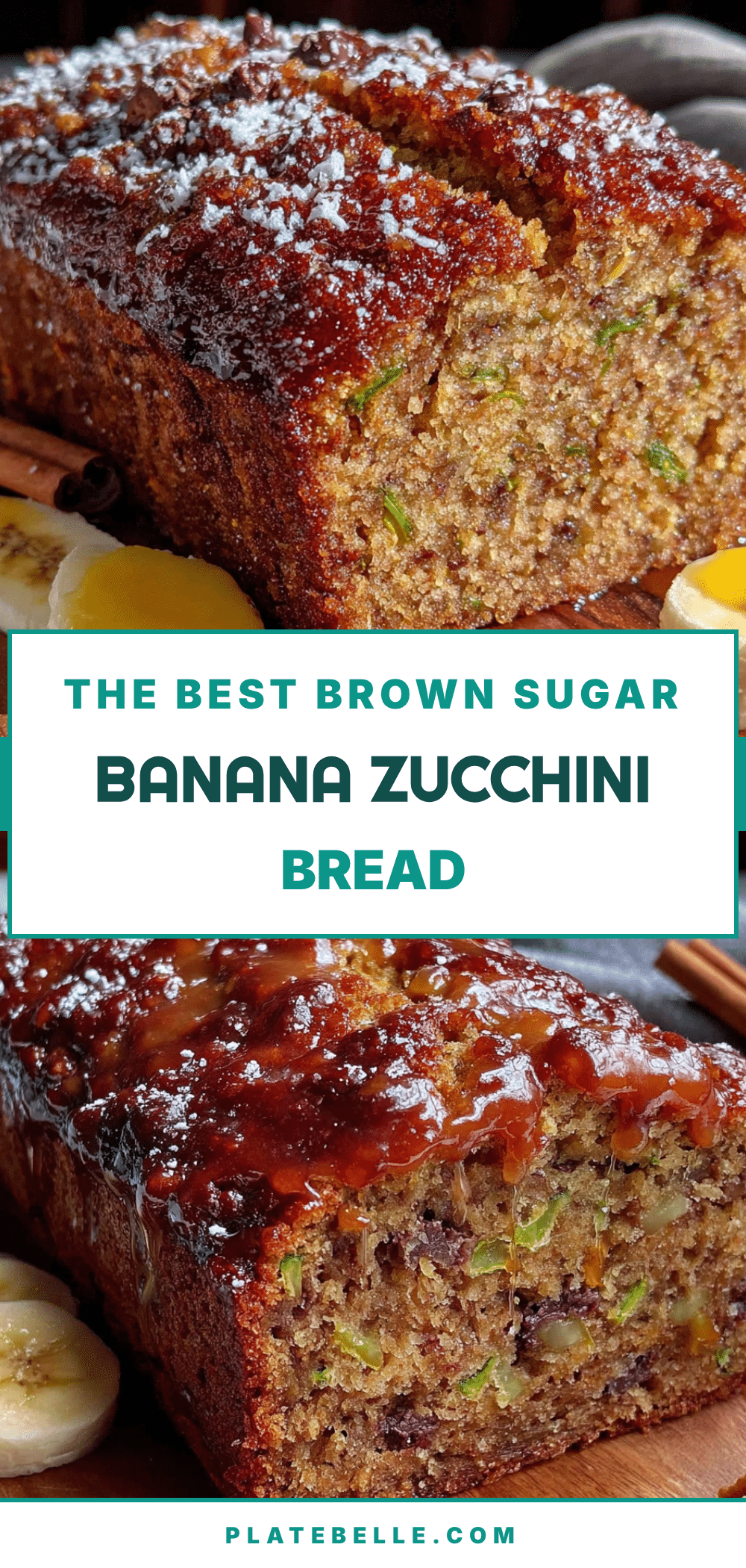 brown sugar banana zucchini bread recipe