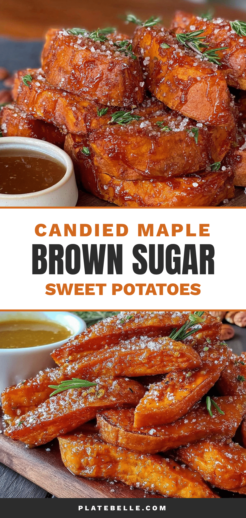 candied maple brown sugar sweet potatoes recipe