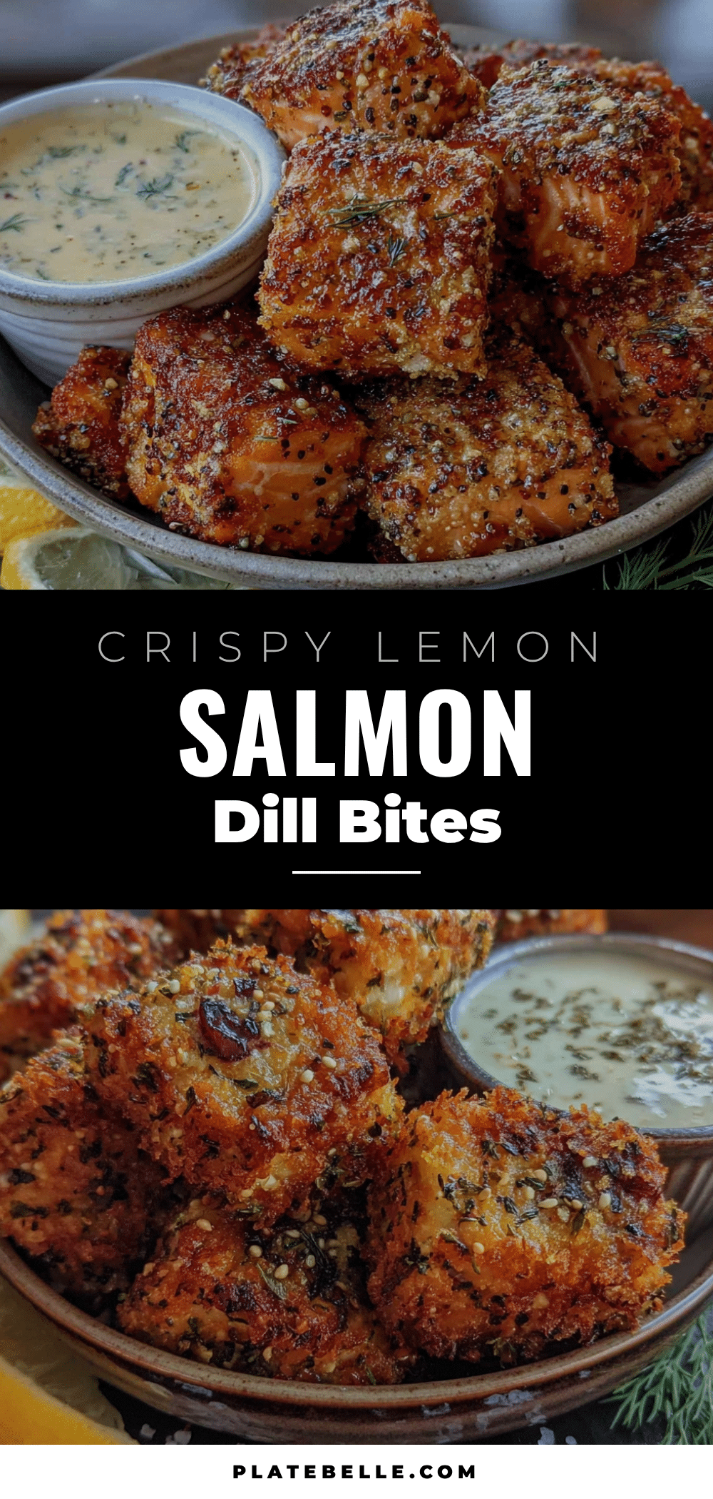 crispy air fryer salmon bites recipe