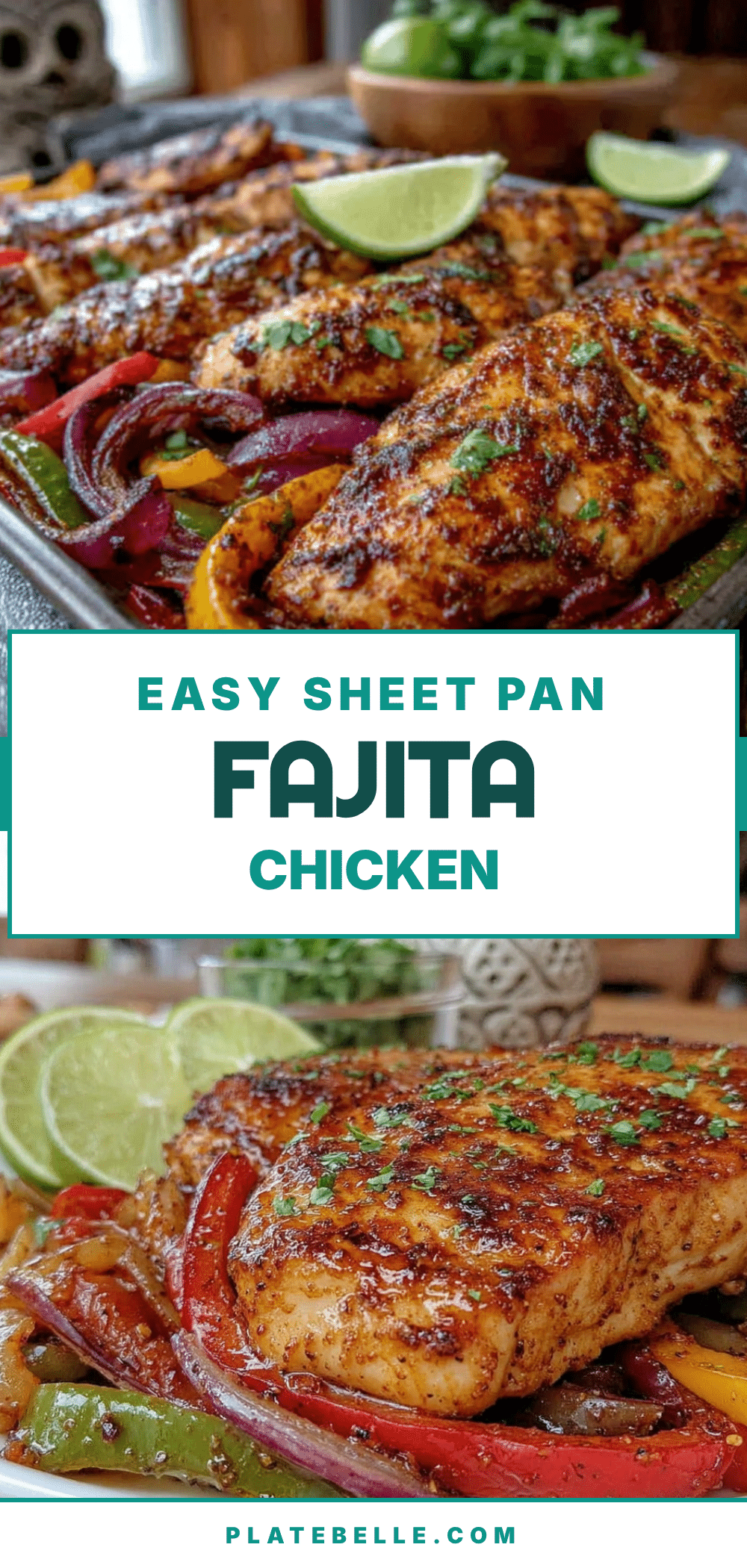 easy sheet pan fajita chicken recipe