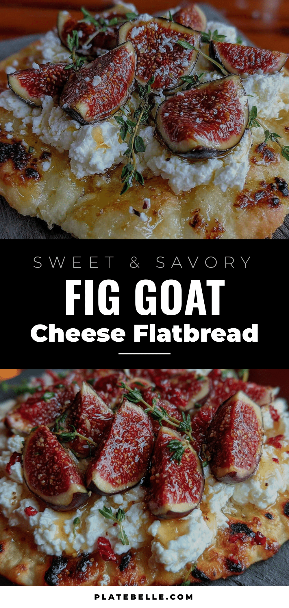 fig and honey goat cheese flatbread recipe