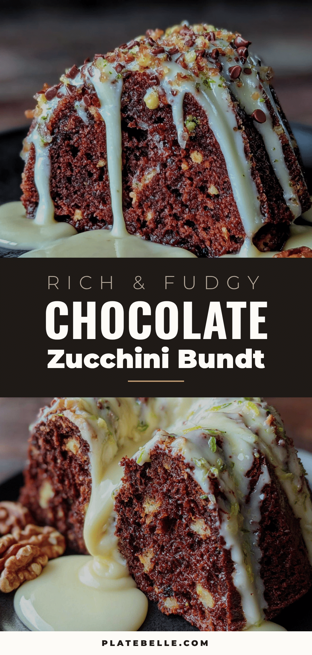 fudgy chocolate zucchini bundt cake recipe
