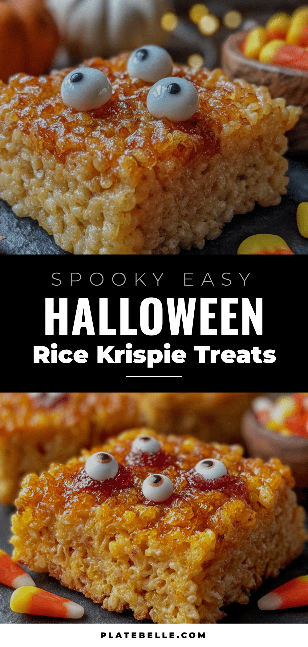 Halloween Rice Krispie Treats recipe