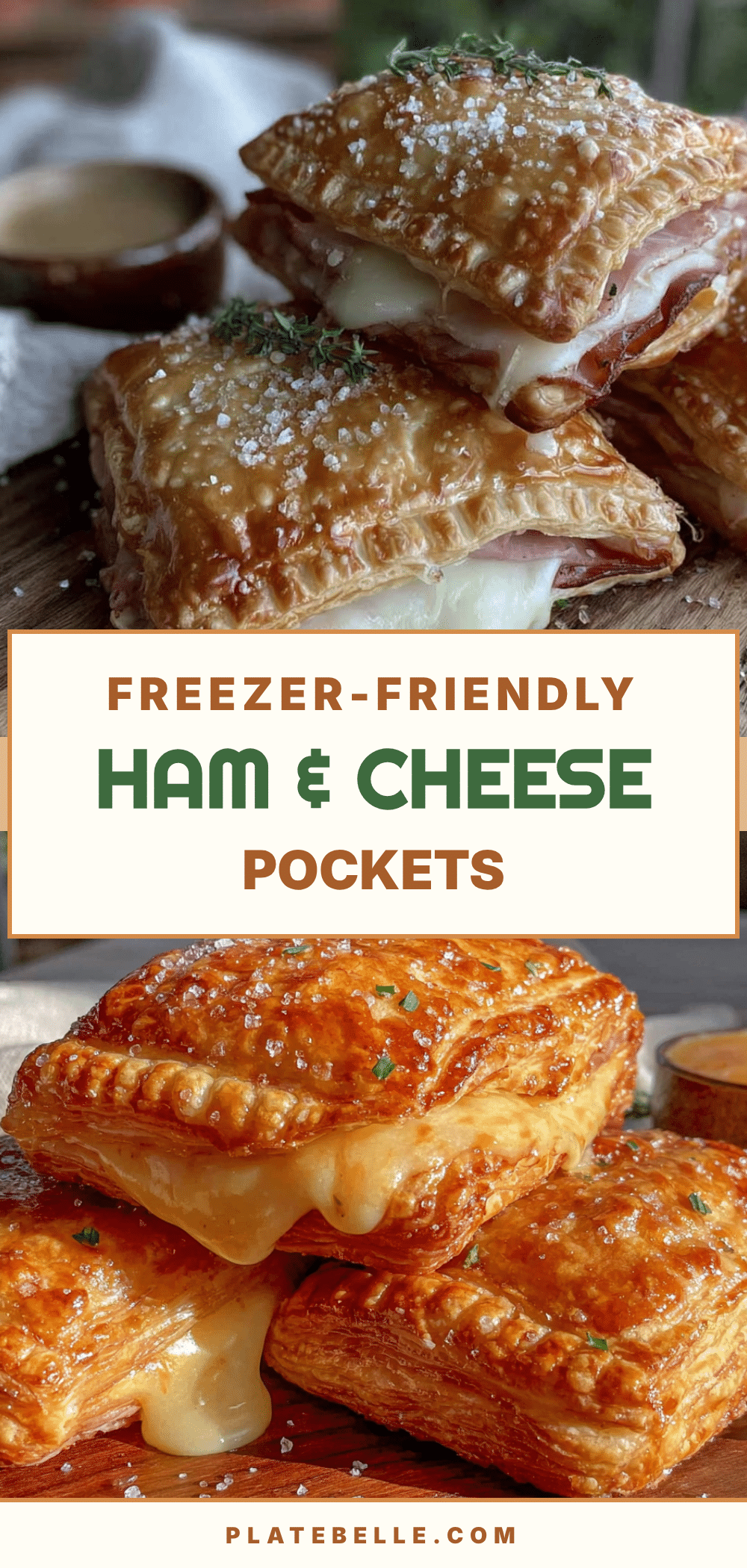 ham and cheese pocket sandwiches recipe