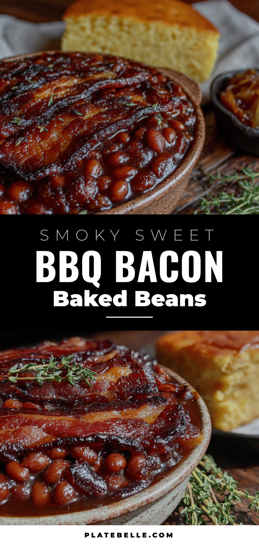Labor Day BBQ Baked Beans with Bacon recipe