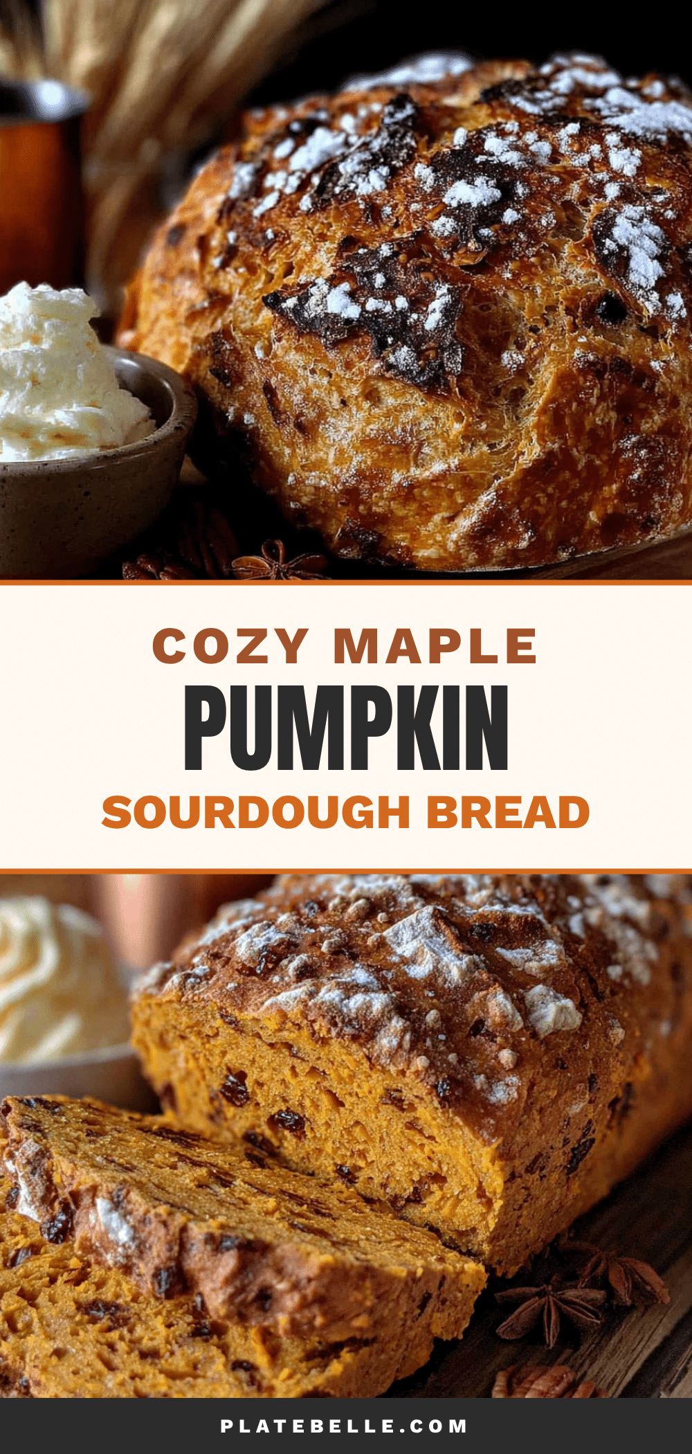 maple pumpkin sourdough discard bread recipe