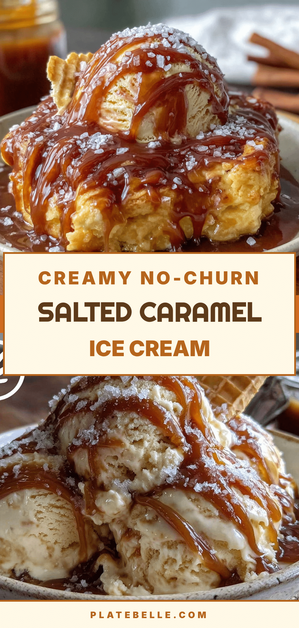 no-churn salted caramel ice cream recipe