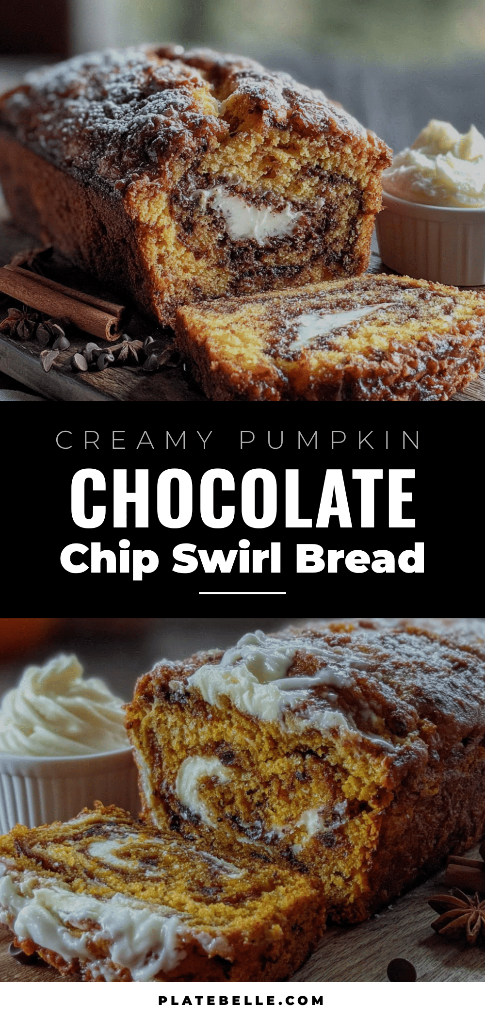 pumpkin chocolate chip bread recipe