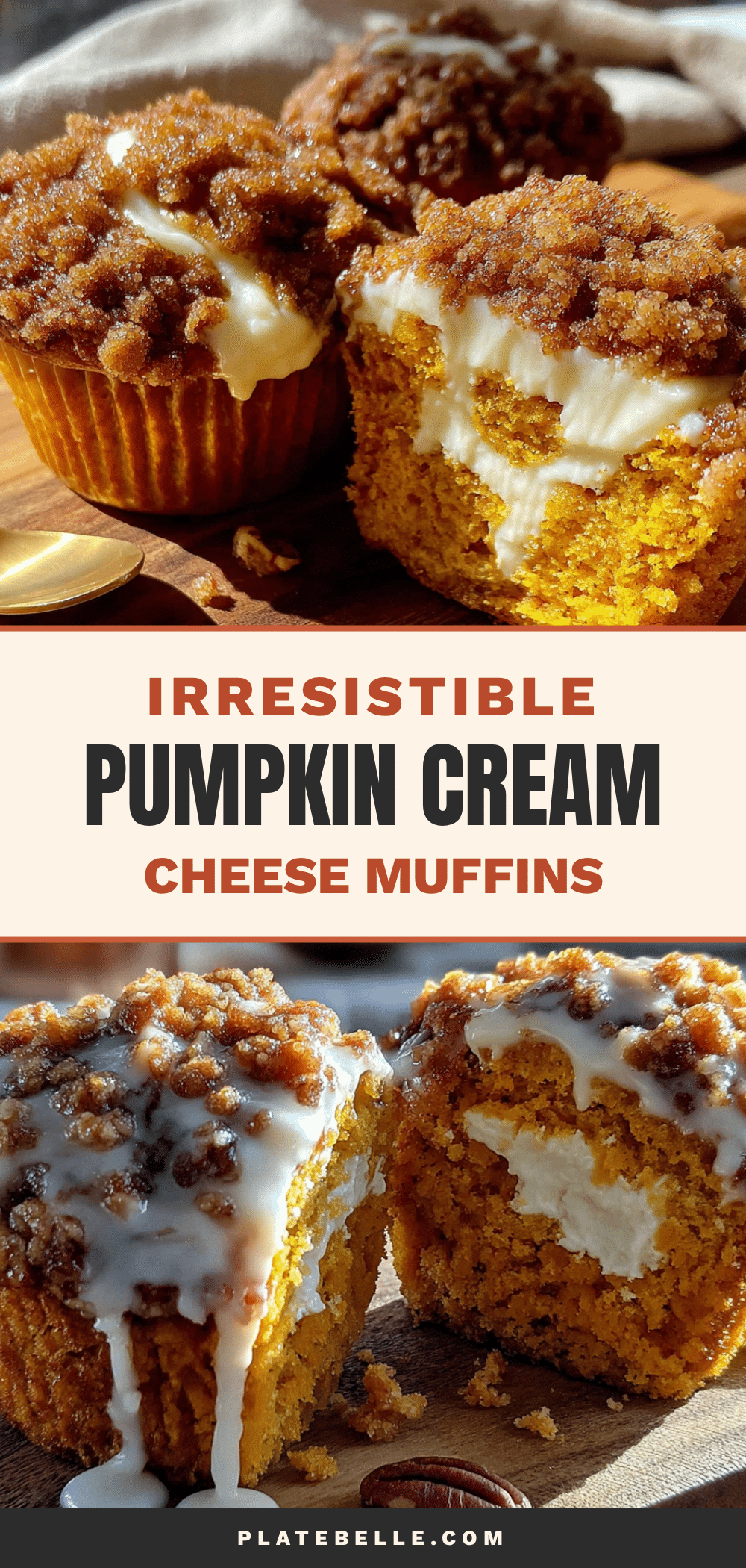 pumpkin cream cheese muffins recipe