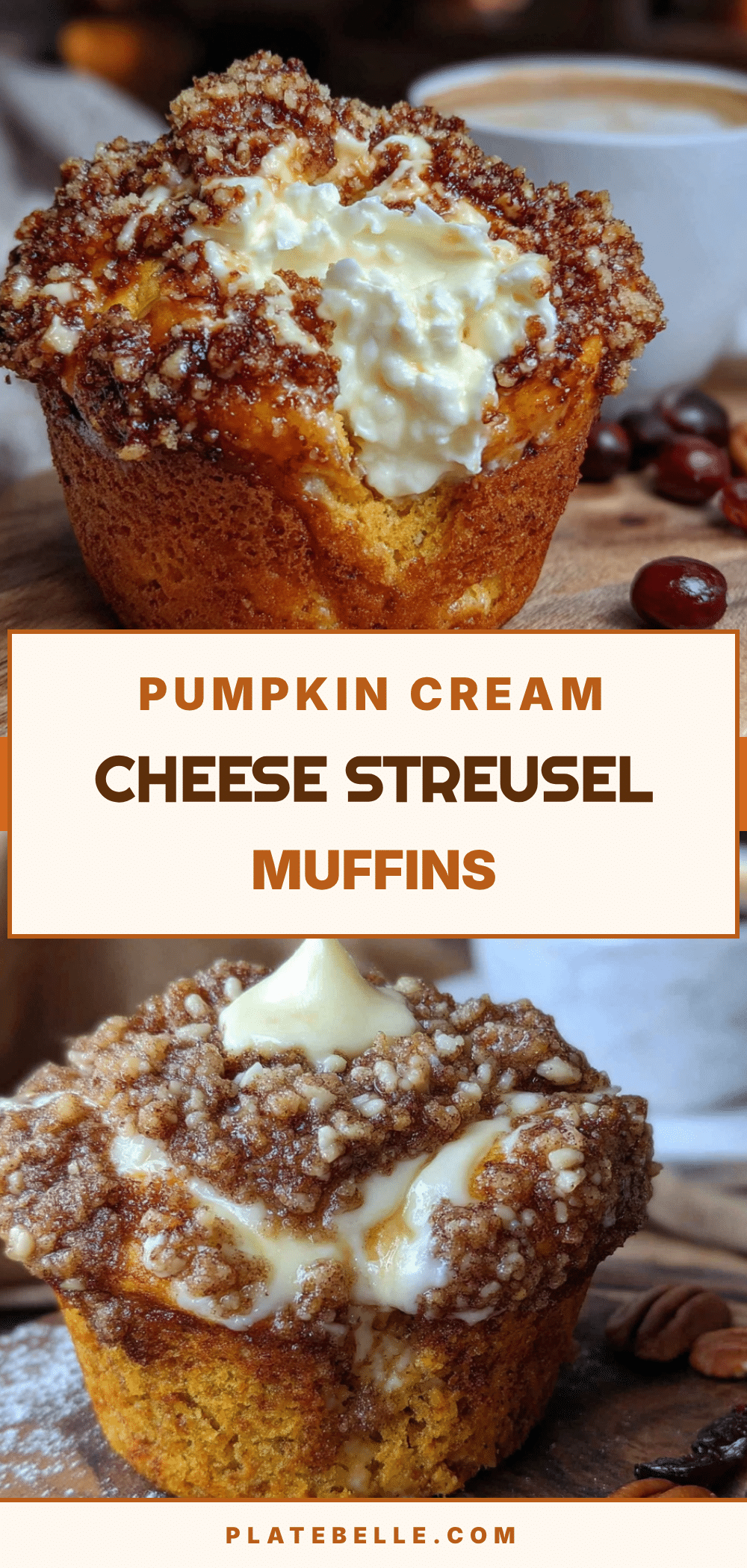 pumpkin cream cheese muffins recipe