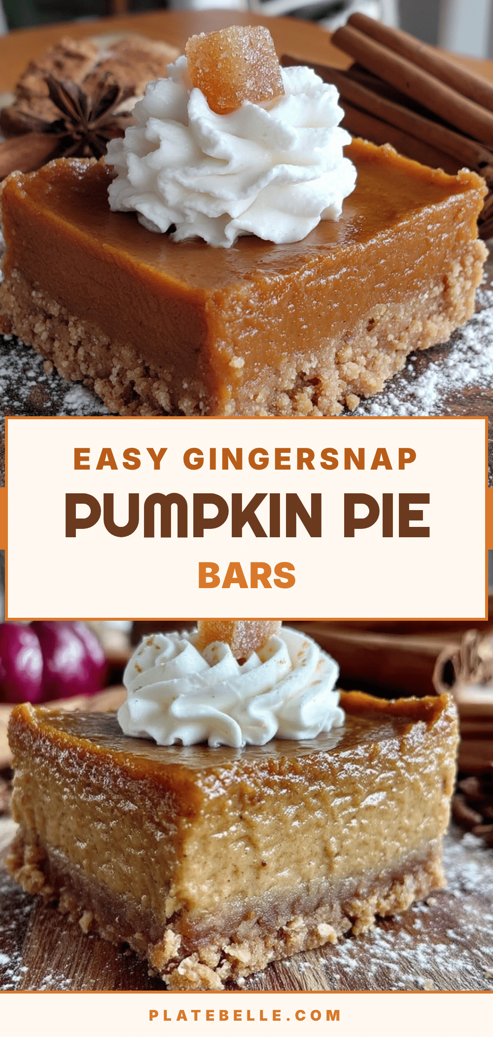pumpkin pie bars recipe