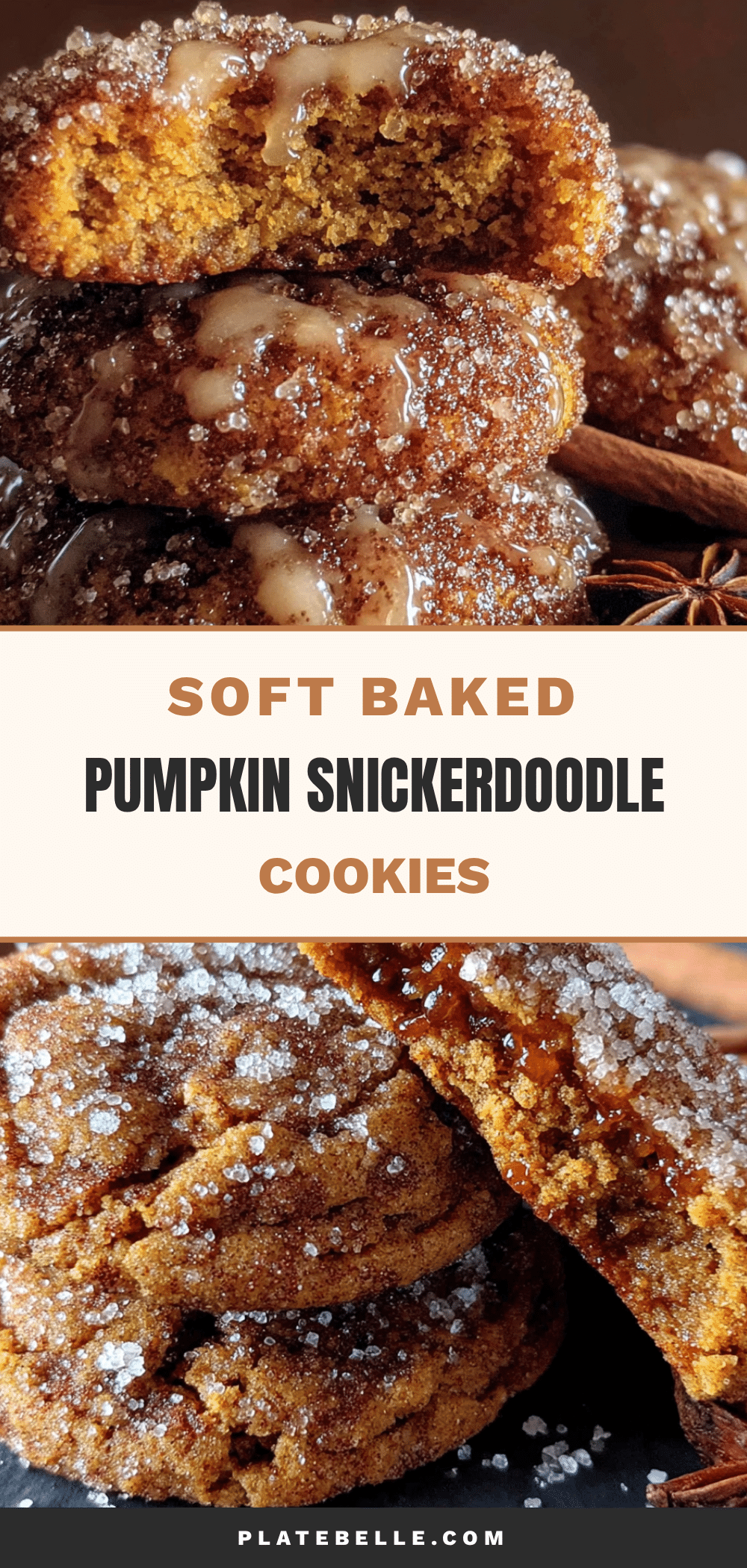 pumpkin snickerdoodle cookies recipe