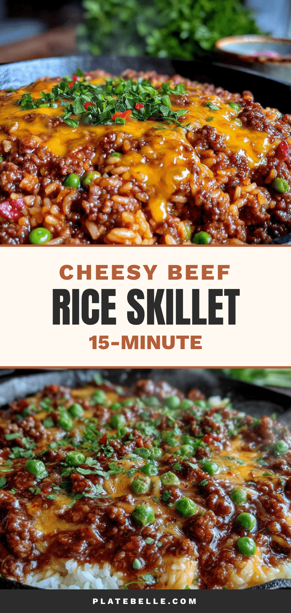 quick cheesy beef and rice skillet dinner recipe