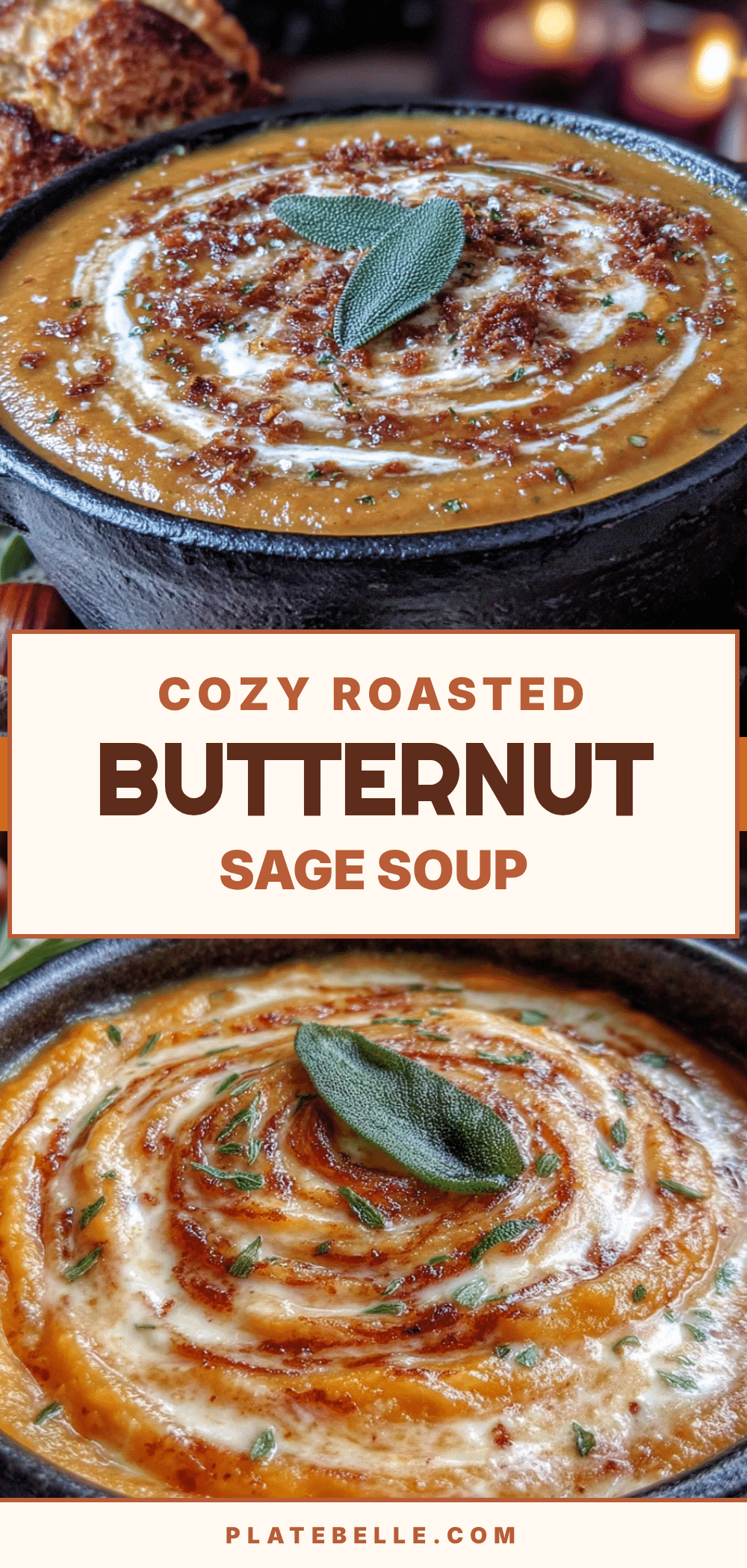 roasted butternut squash soup recipe
