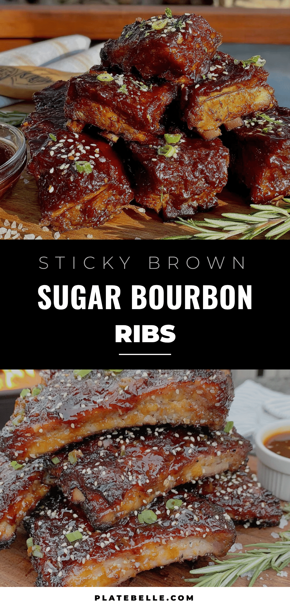 sticky brown sugar bourbon ribs recipe