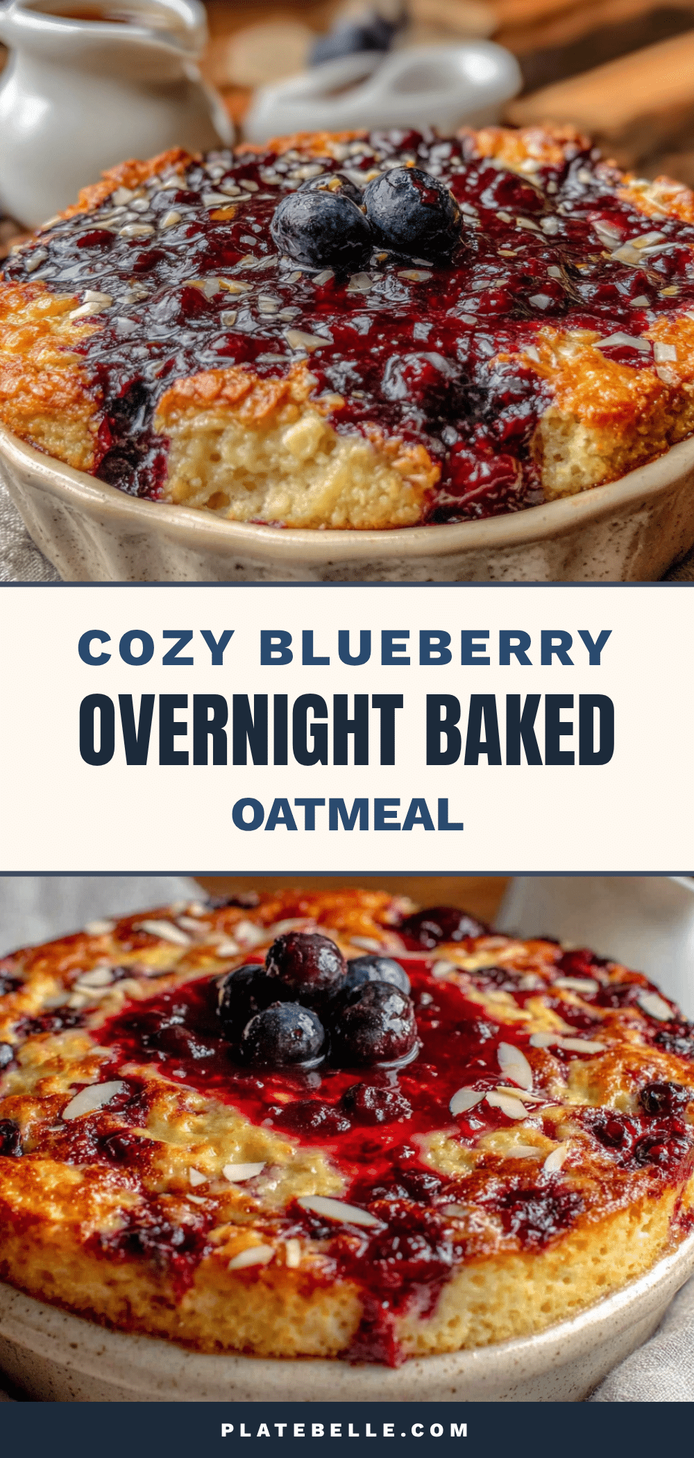 blueberry overnight baked oatmeal recipe
