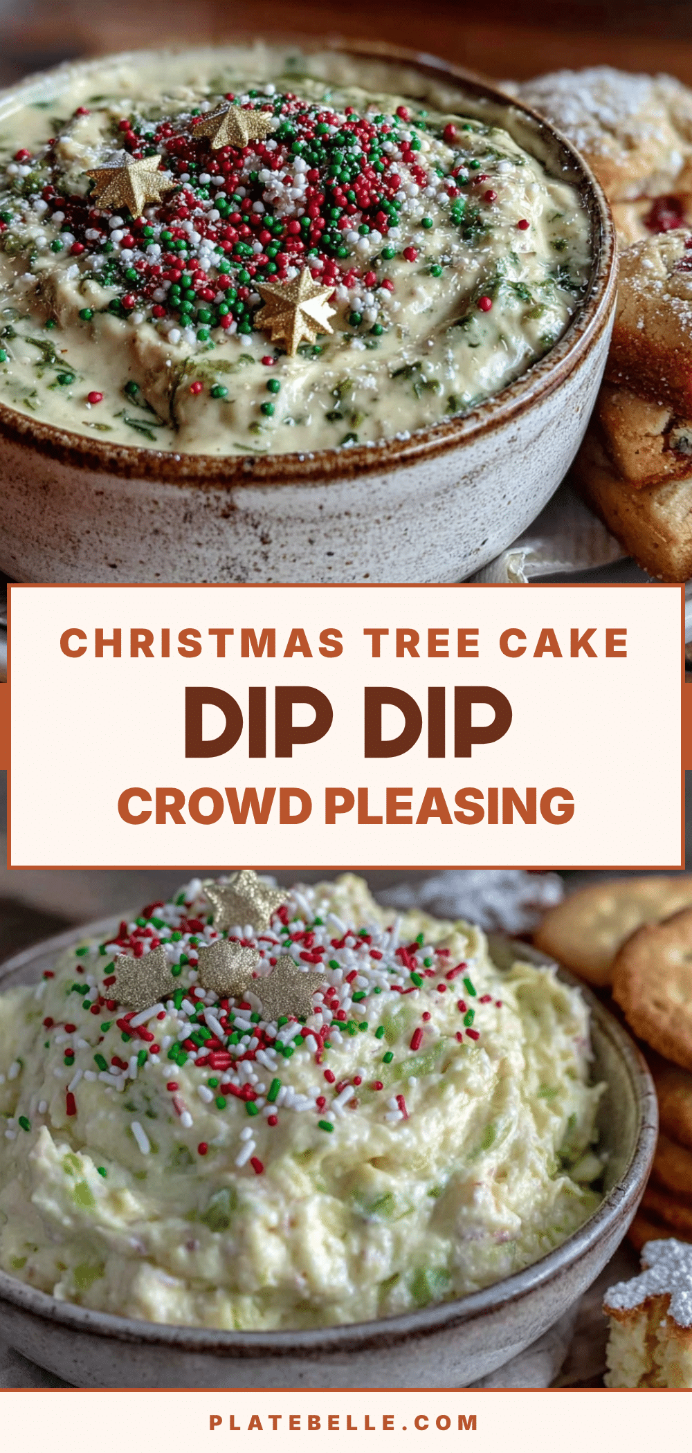 Christmas tree cake dip recipe