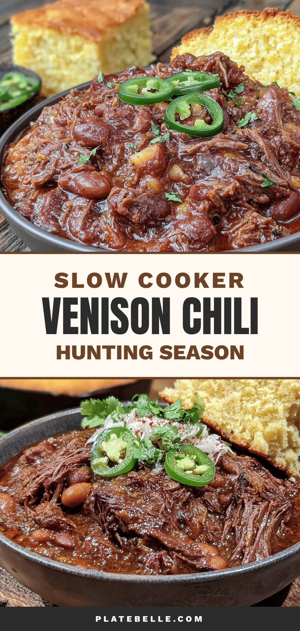 cozy slow cooker venison chili recipe