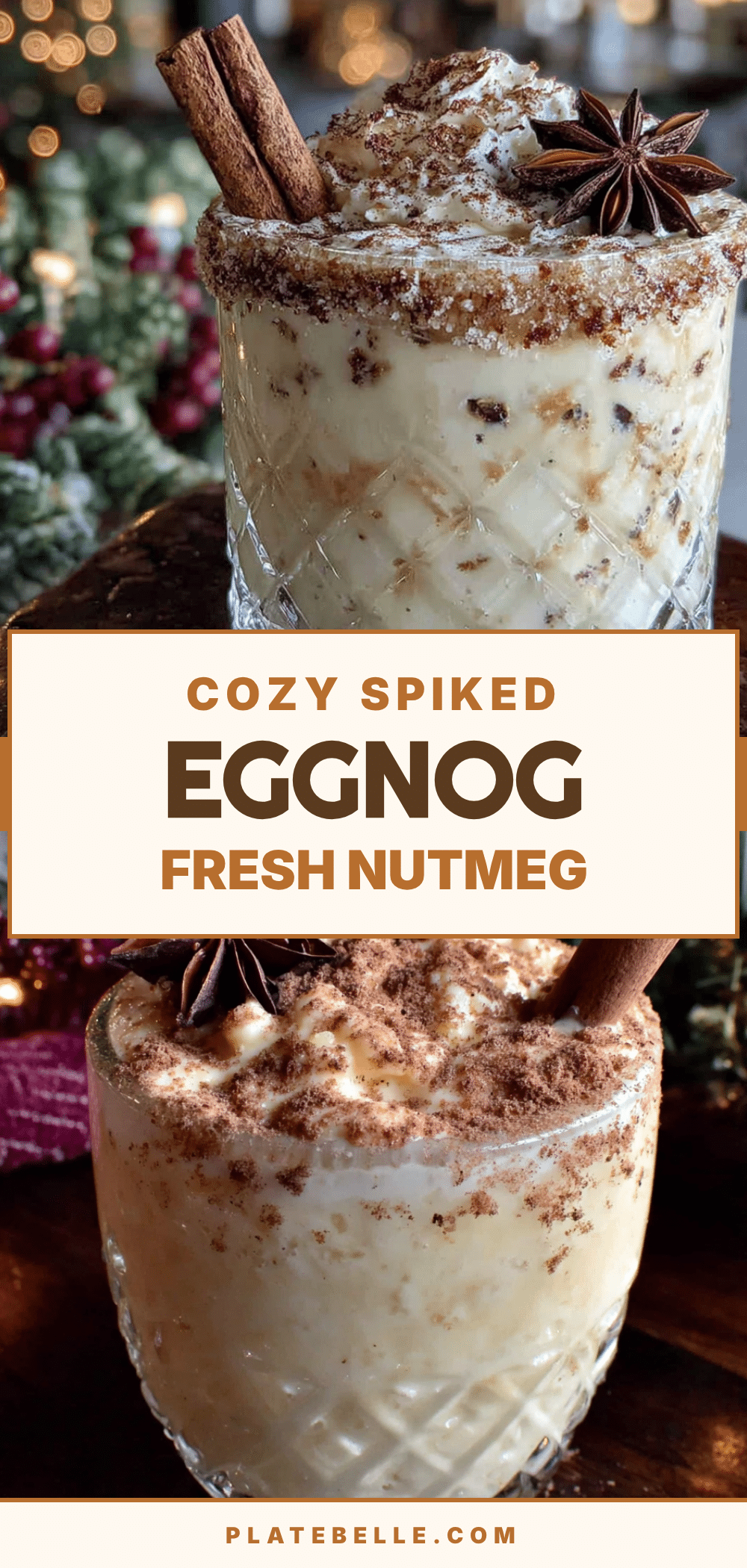 cozy spiked christmas eggnog recipe