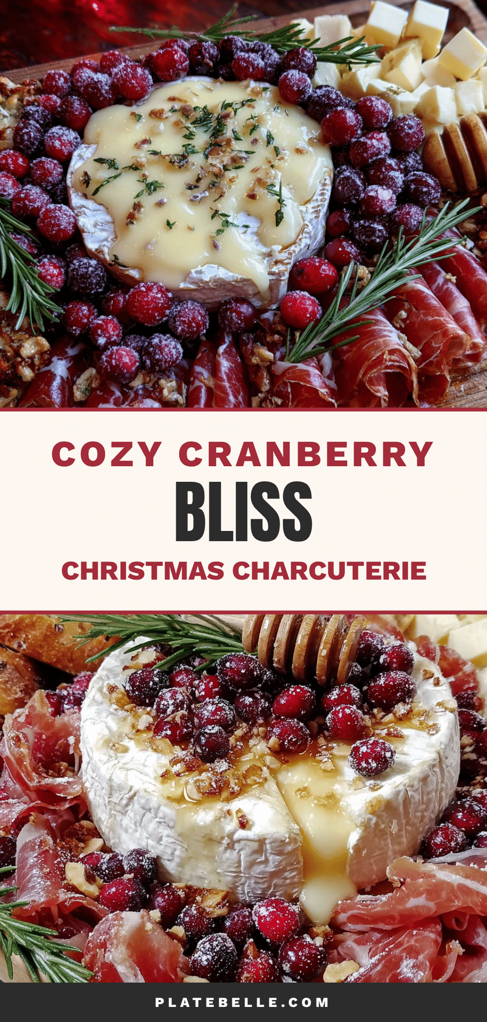 cranberry bliss christmas charcuterie board recipe