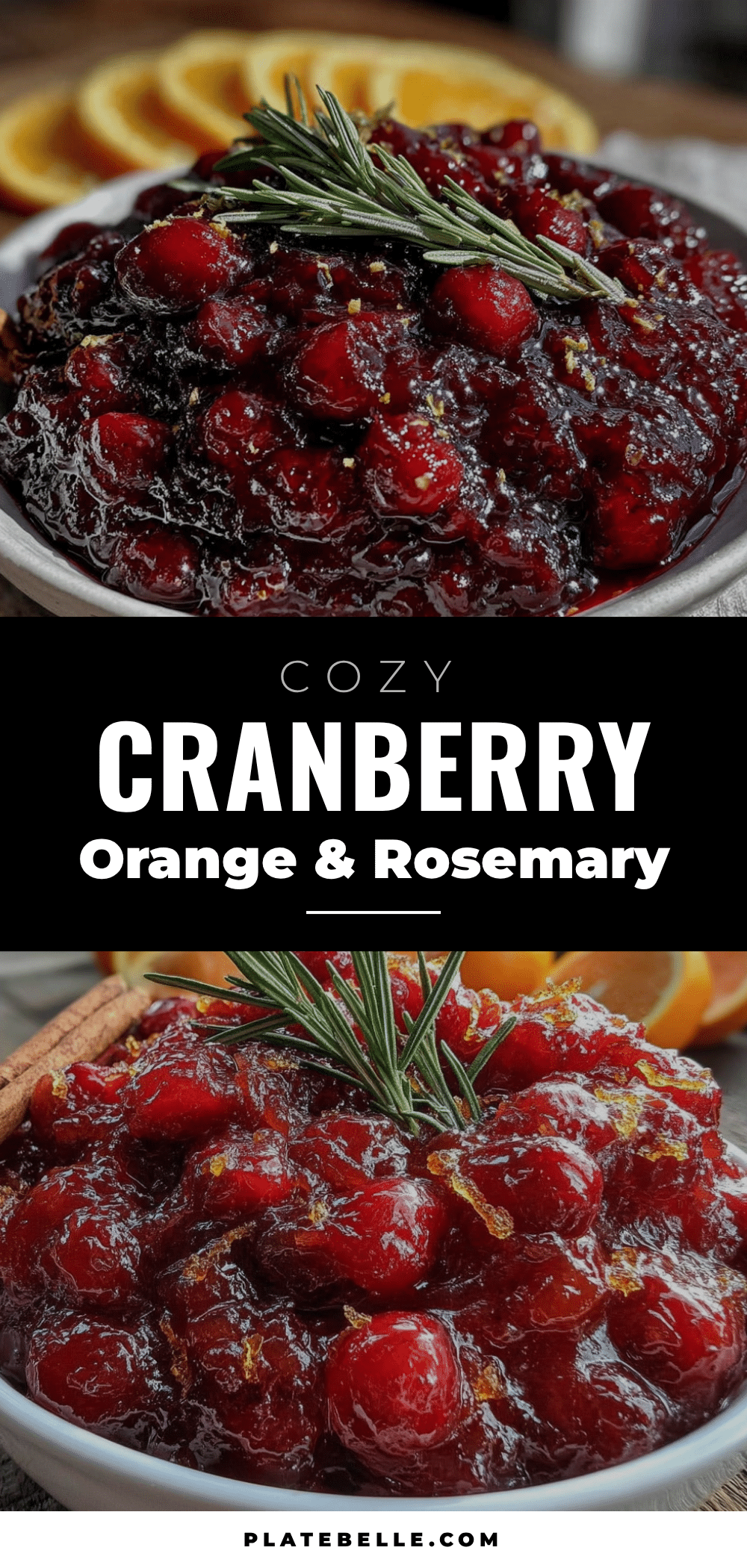 cranberry orange sauce with rosemary recipe