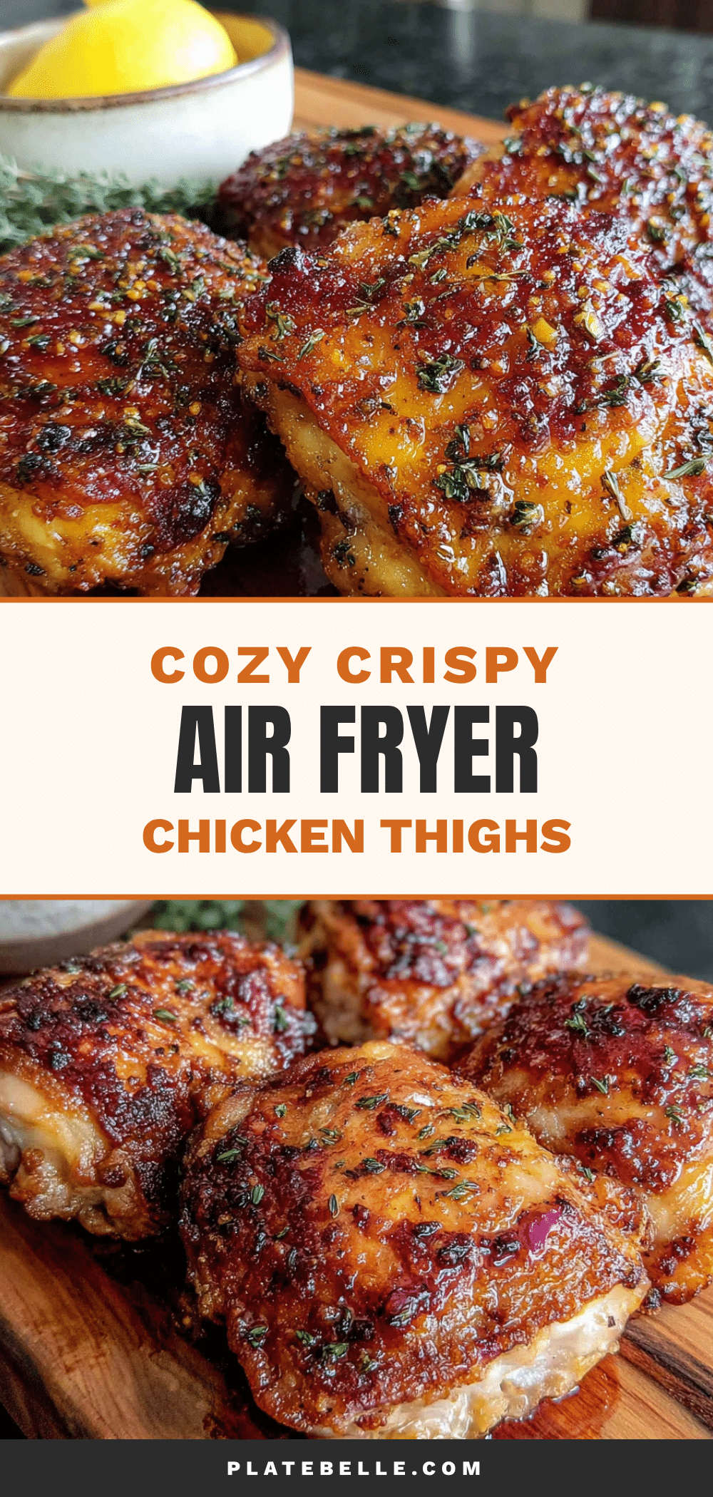 crispy air fryer chicken thighs recipe