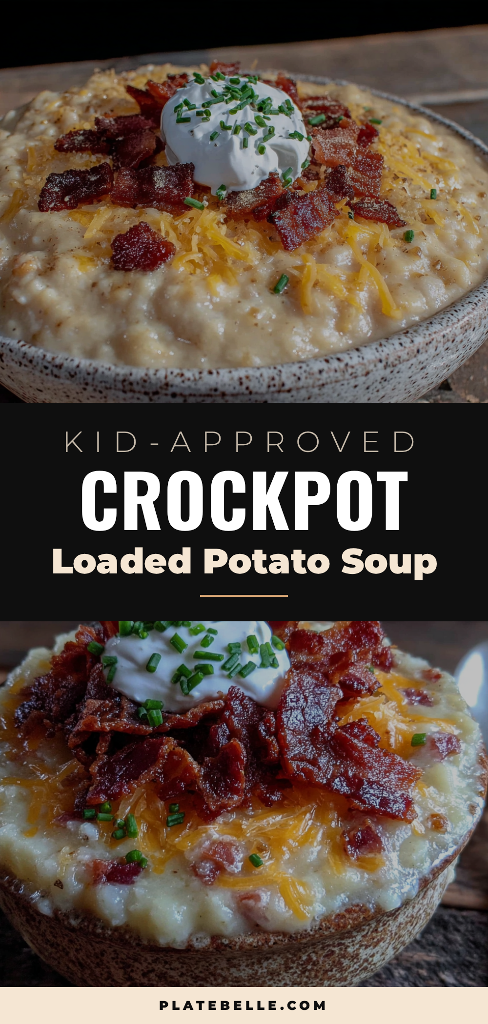 crockpot loaded baked potato soup recipe