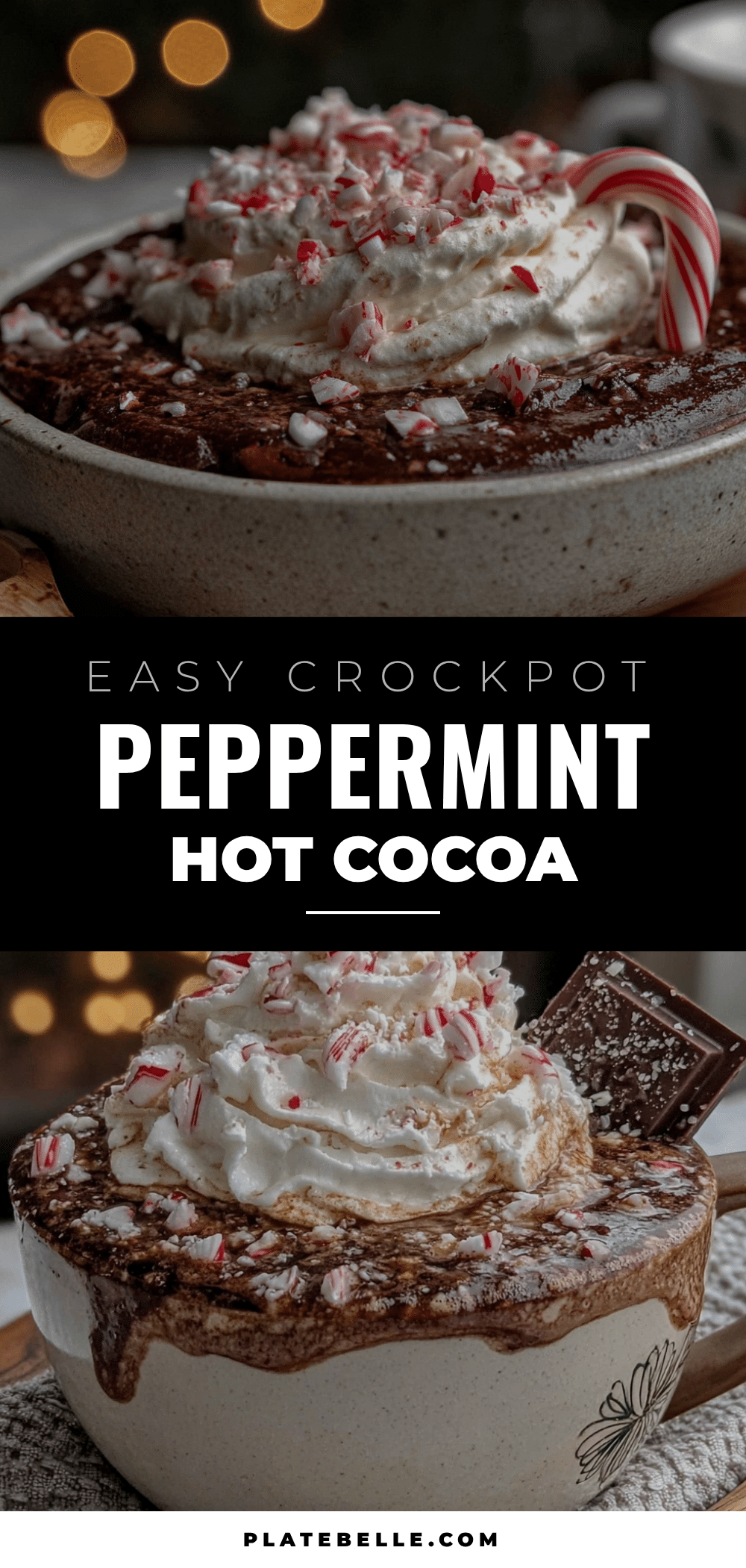 crockpot peppermint hot cocoa recipe
